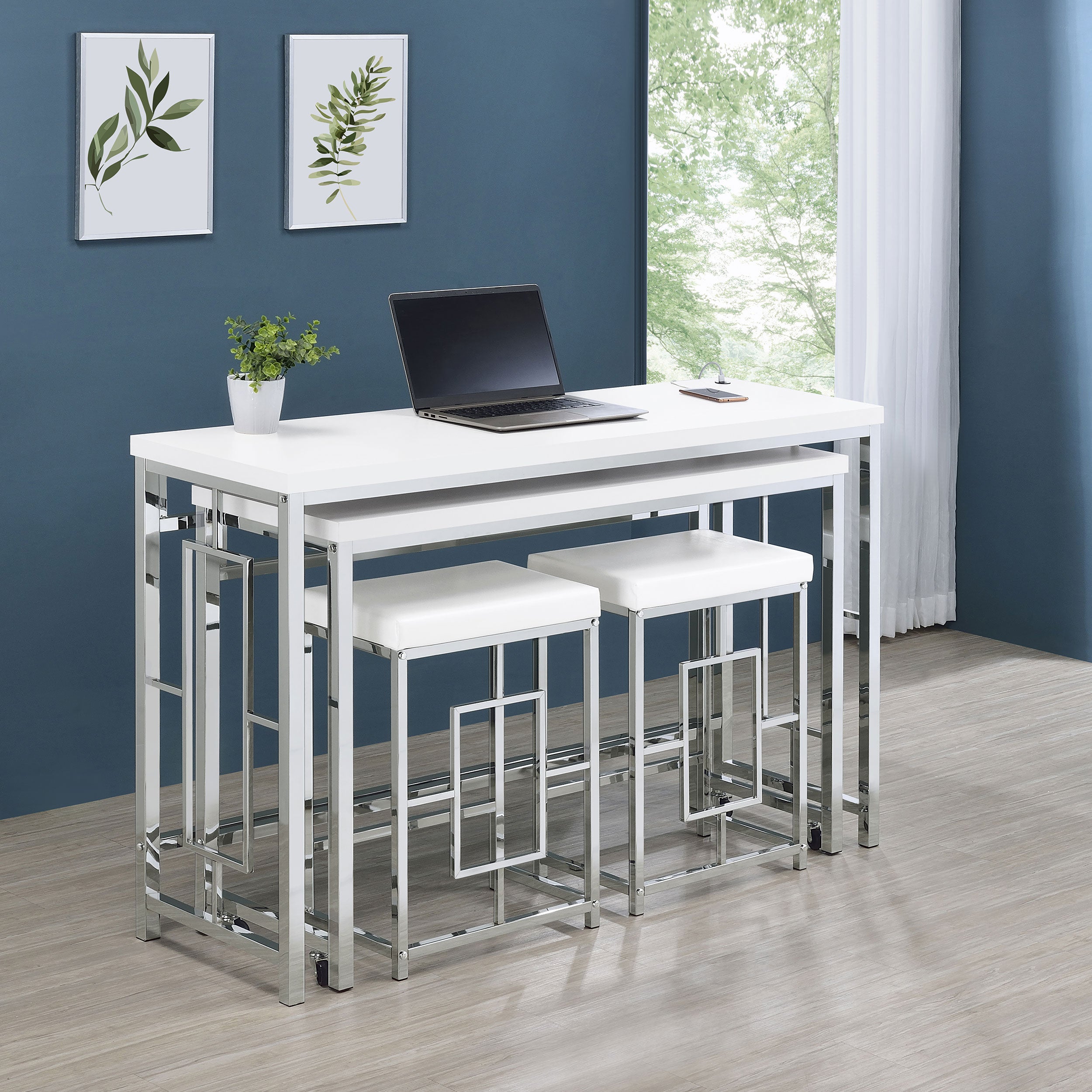 Jackson 4 Pc Counter Height Dining Set - Luxury Home Furniture (MI)