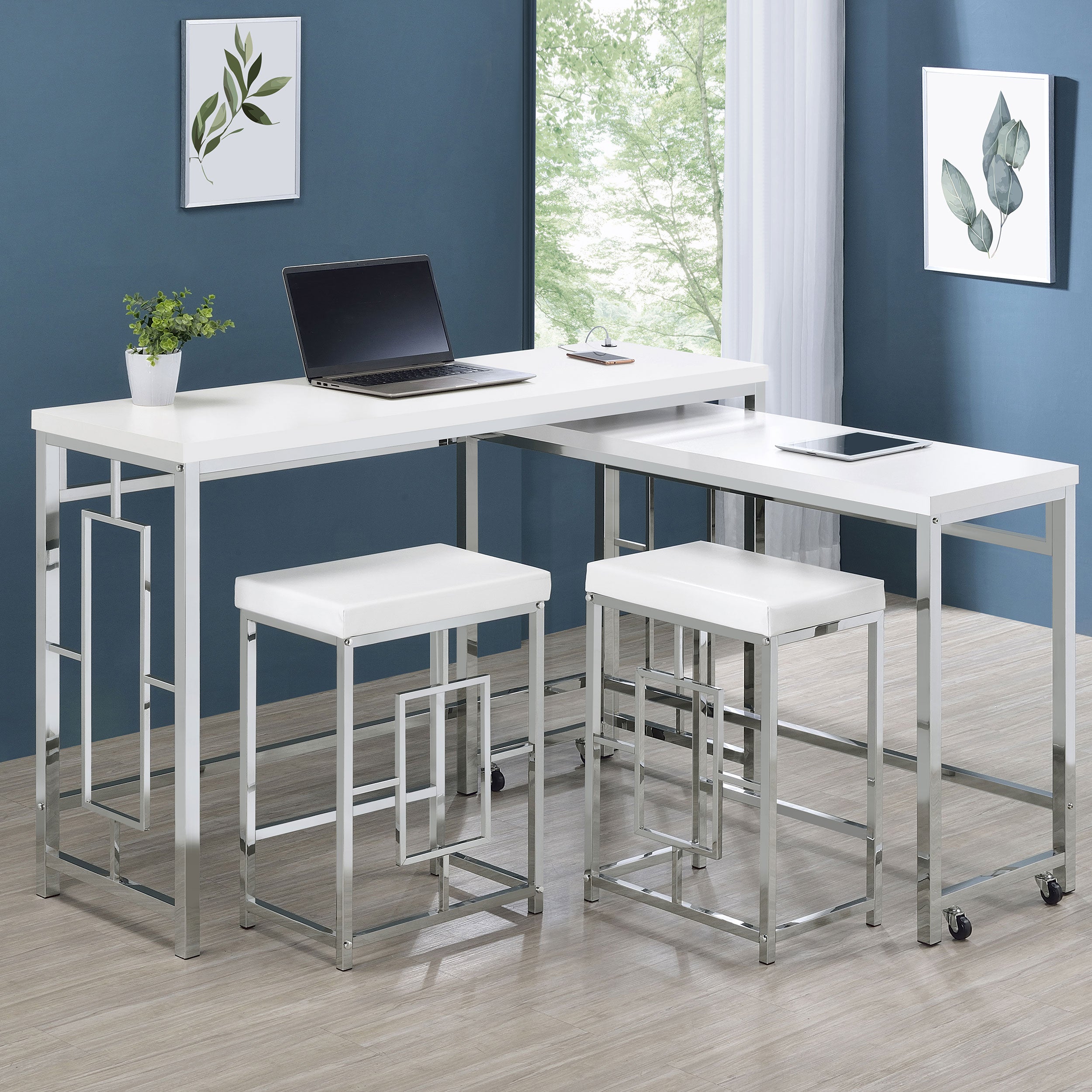 Jackson 4 Pc Counter Height Dining Set - Luxury Home Furniture (MI)