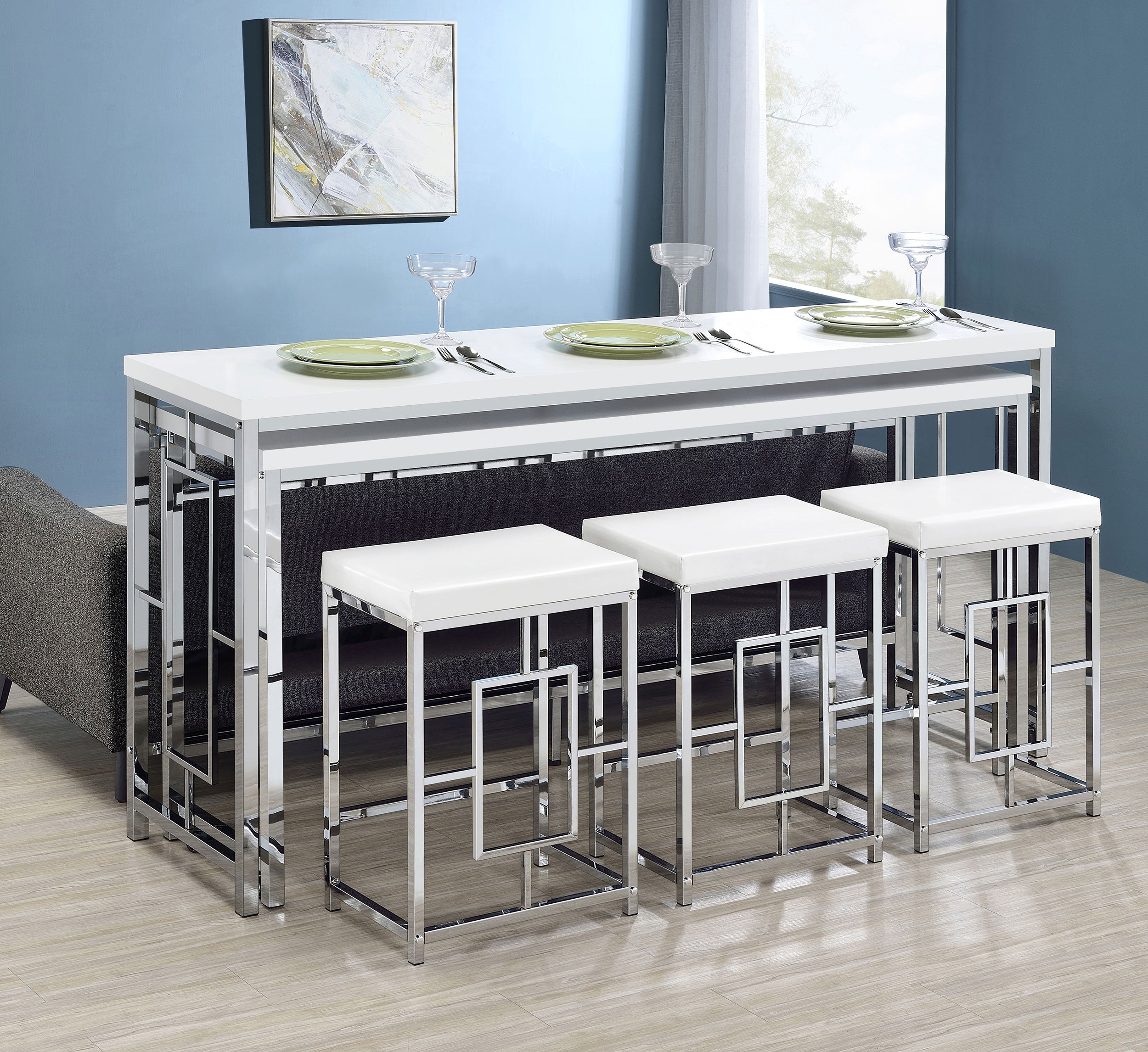 Jackson 5 Pc Counter Height Dining Set - Luxury Home Furniture (MI)