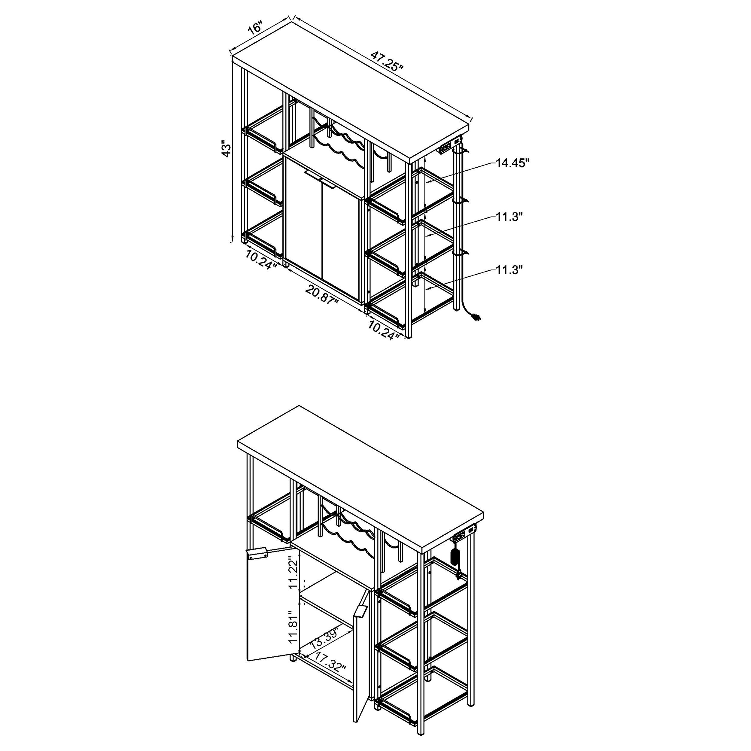 Gallimore Bar Cabinet - Luxury Home Furniture (MI)