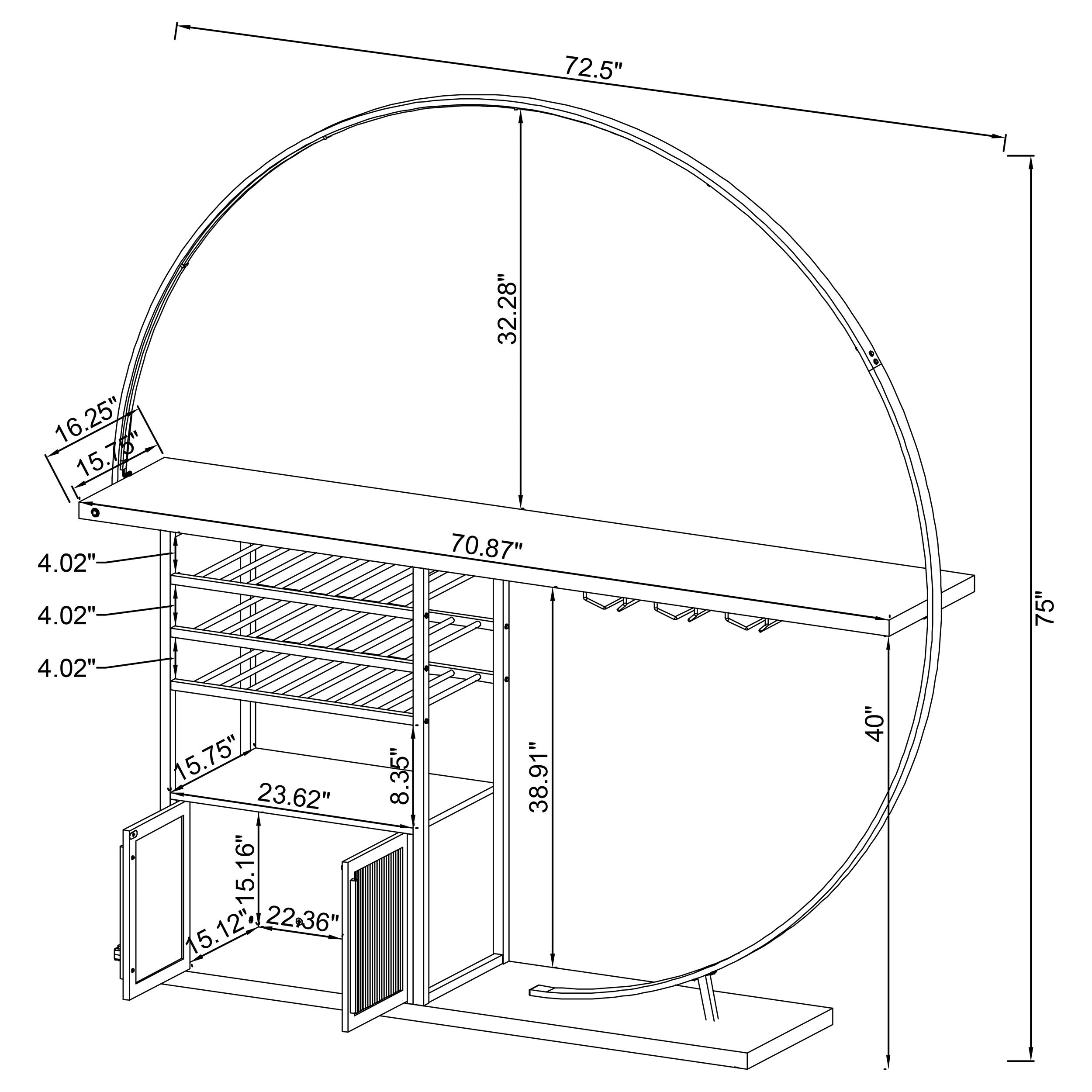 Risley Home Bar - Luxury Home Furniture (MI)