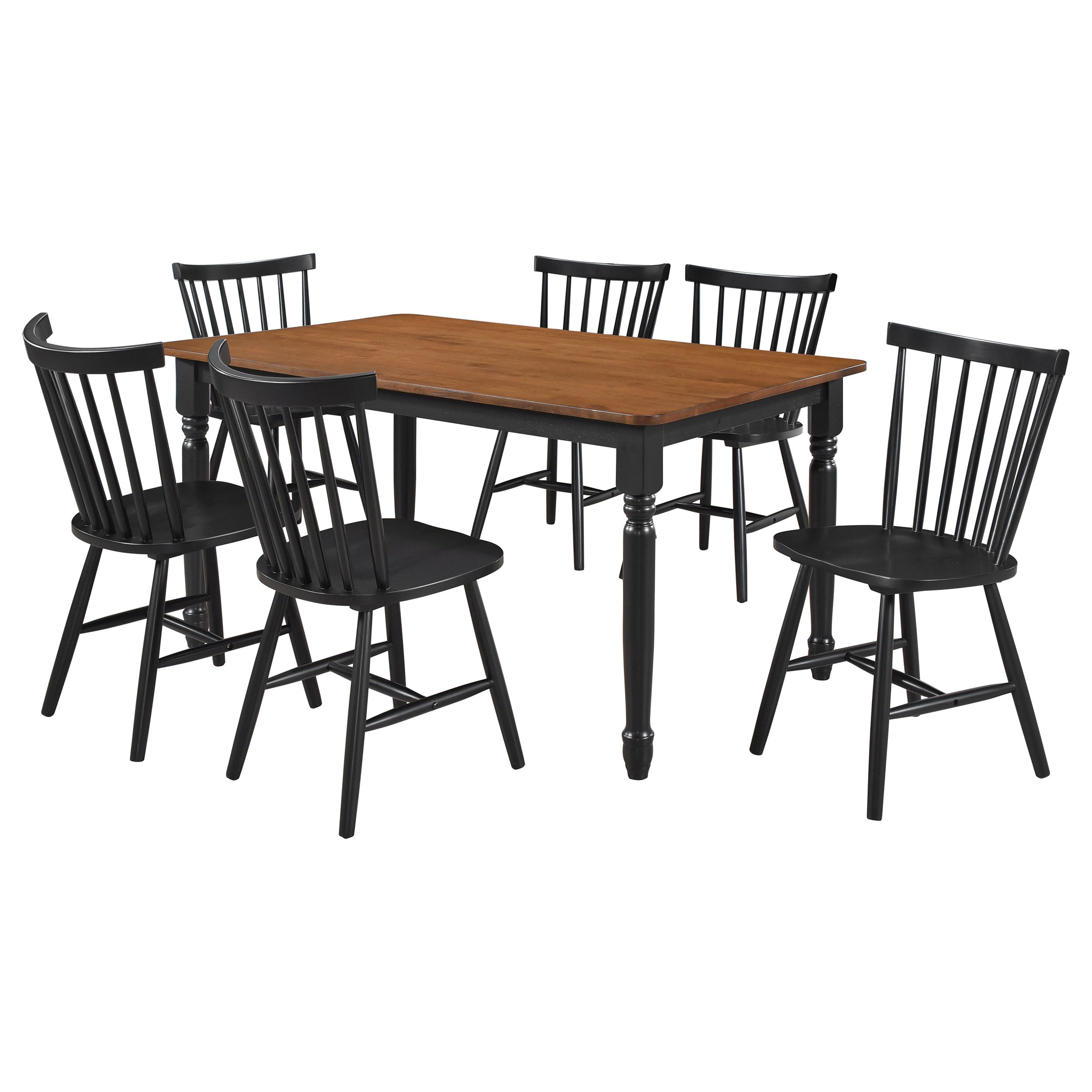 Hollyoak 7 Pc Dining Set - Luxury Home Furniture (MI)