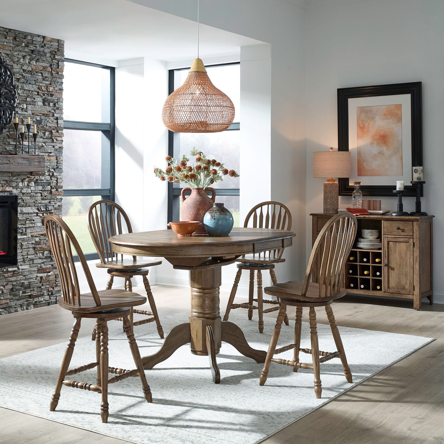 Carolina Crossing 5 Piece Gathering Table Set image