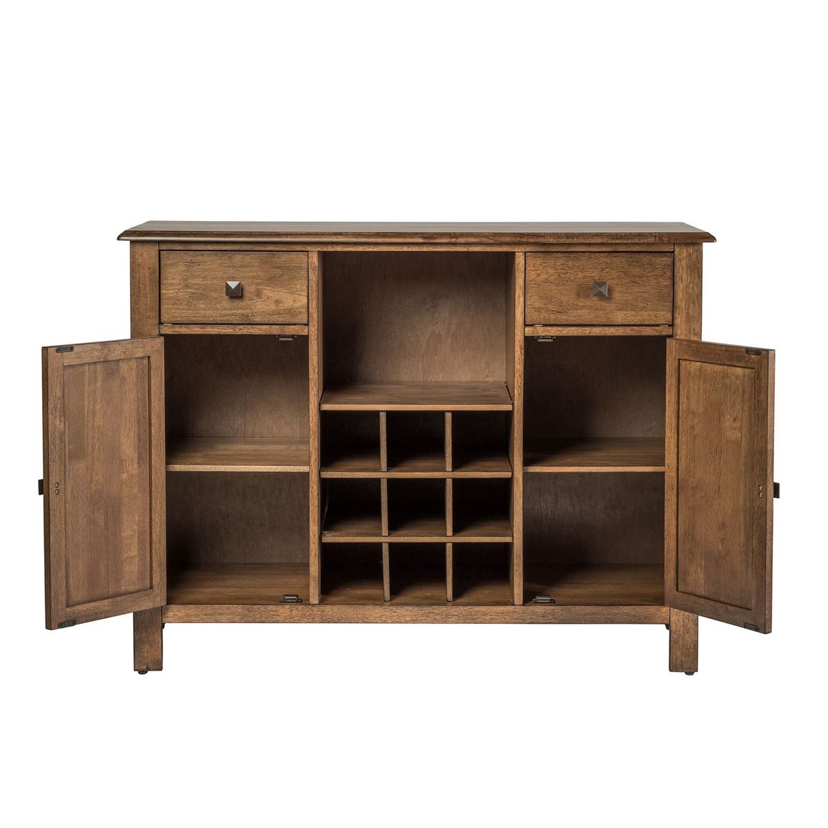 Liberty Furniture Carolina Crossing Server in Antique Honey - Luxury Home Furniture (MI)
