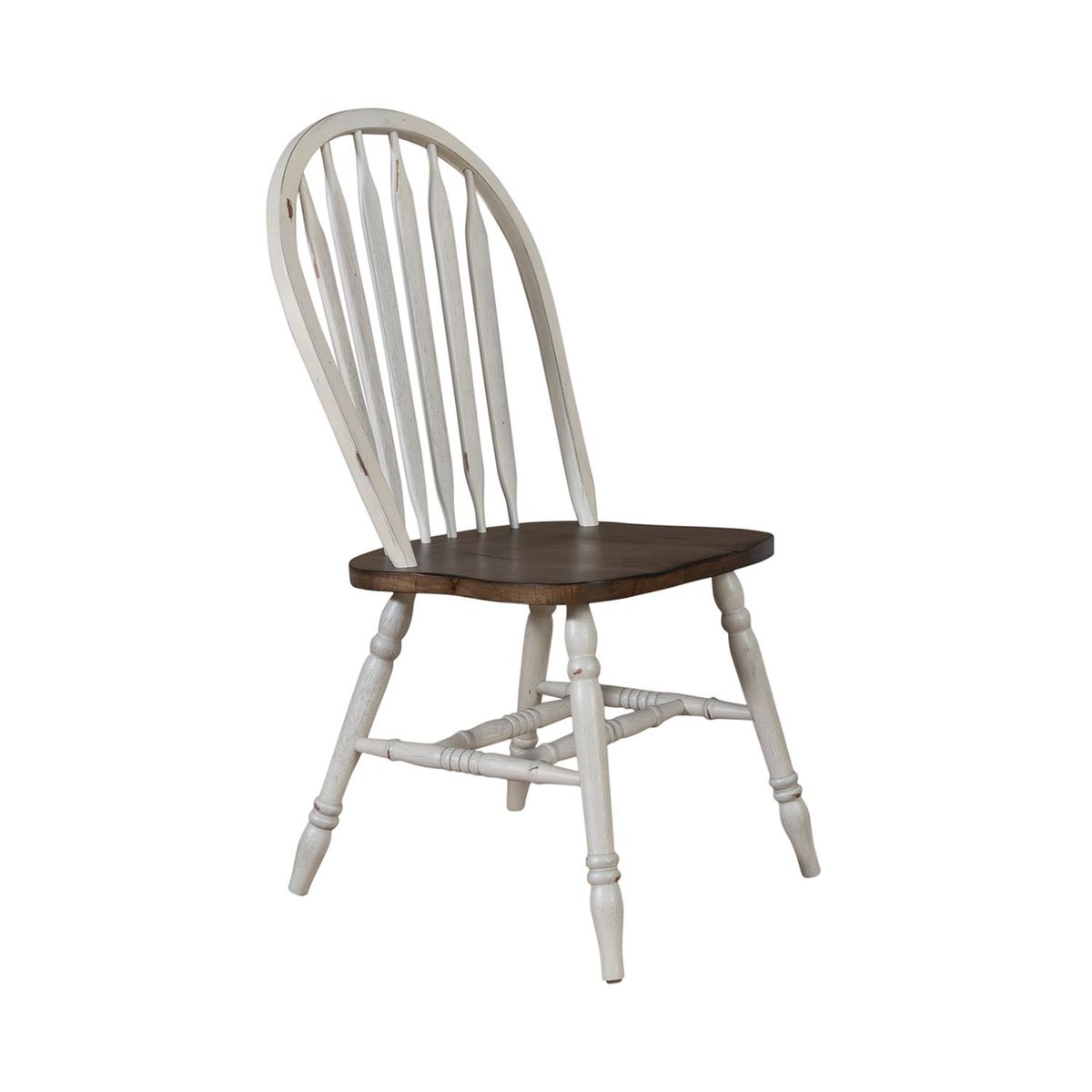 Liberty Furniture Carolina Crossing Windsor Side Chair in White (Set of 2) - Luxury Home Furniture (MI)