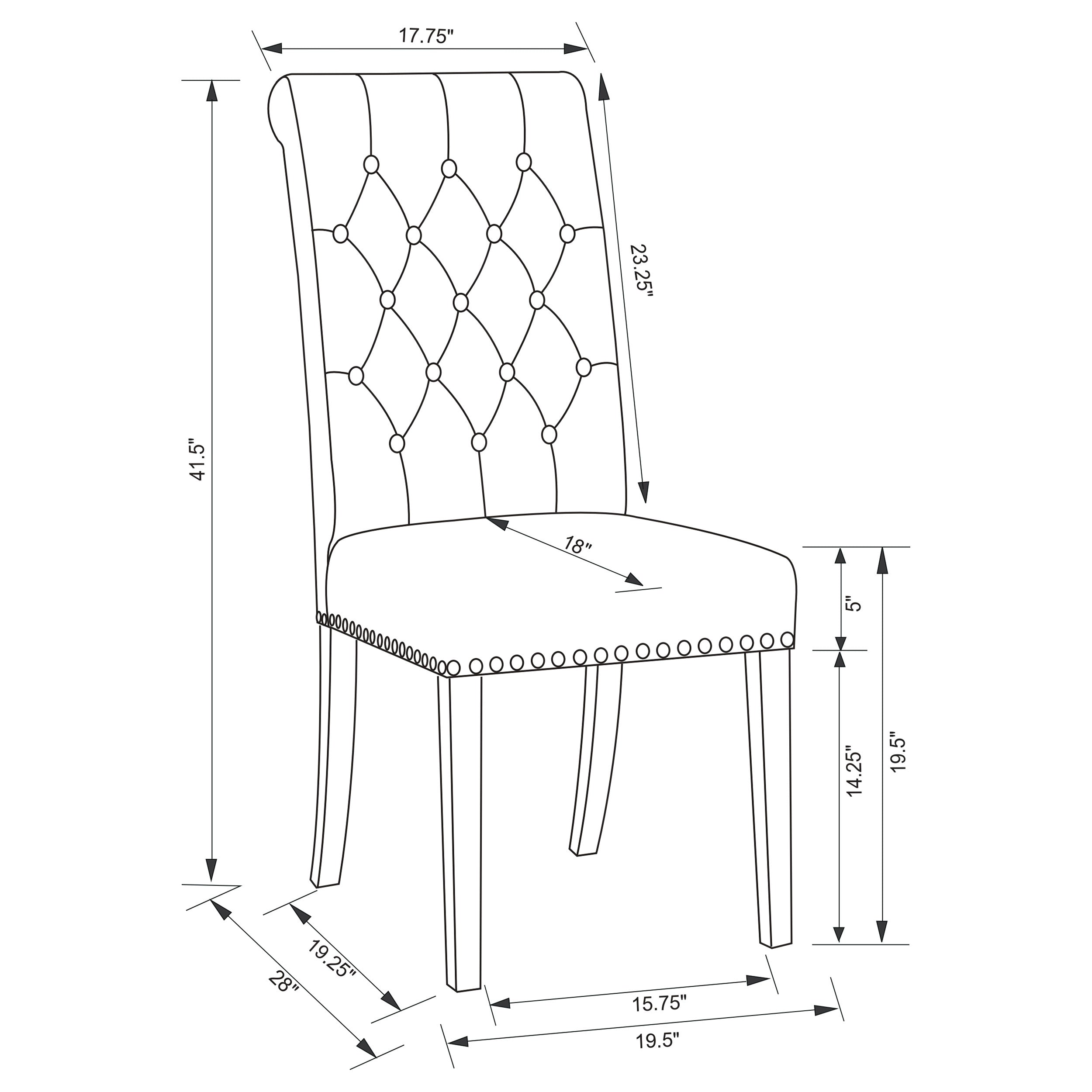 Alana Dining Side Chair - Luxury Home Furniture (MI)