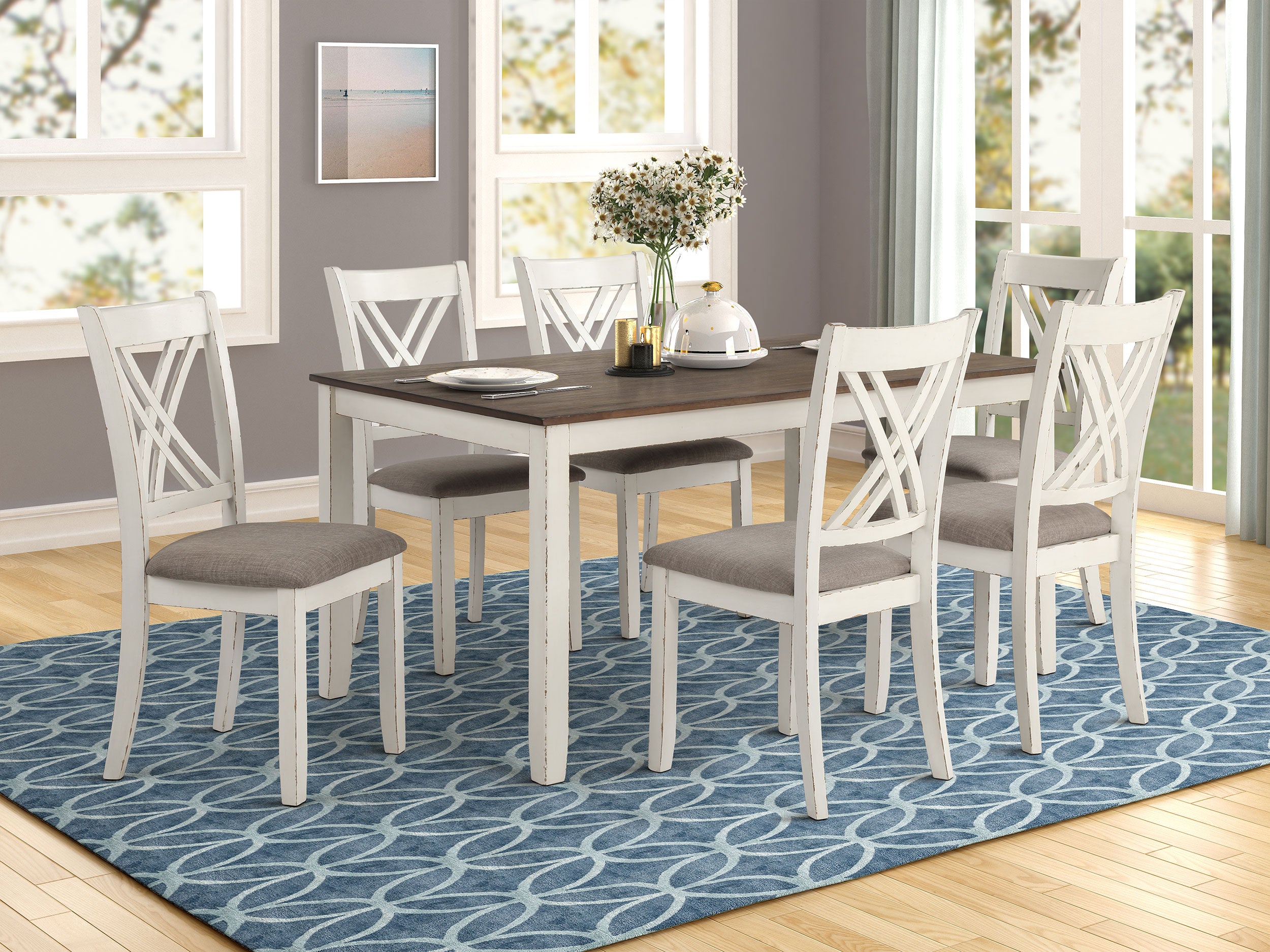 Fortress Dining Set - Luxury Home Furniture (MI)
