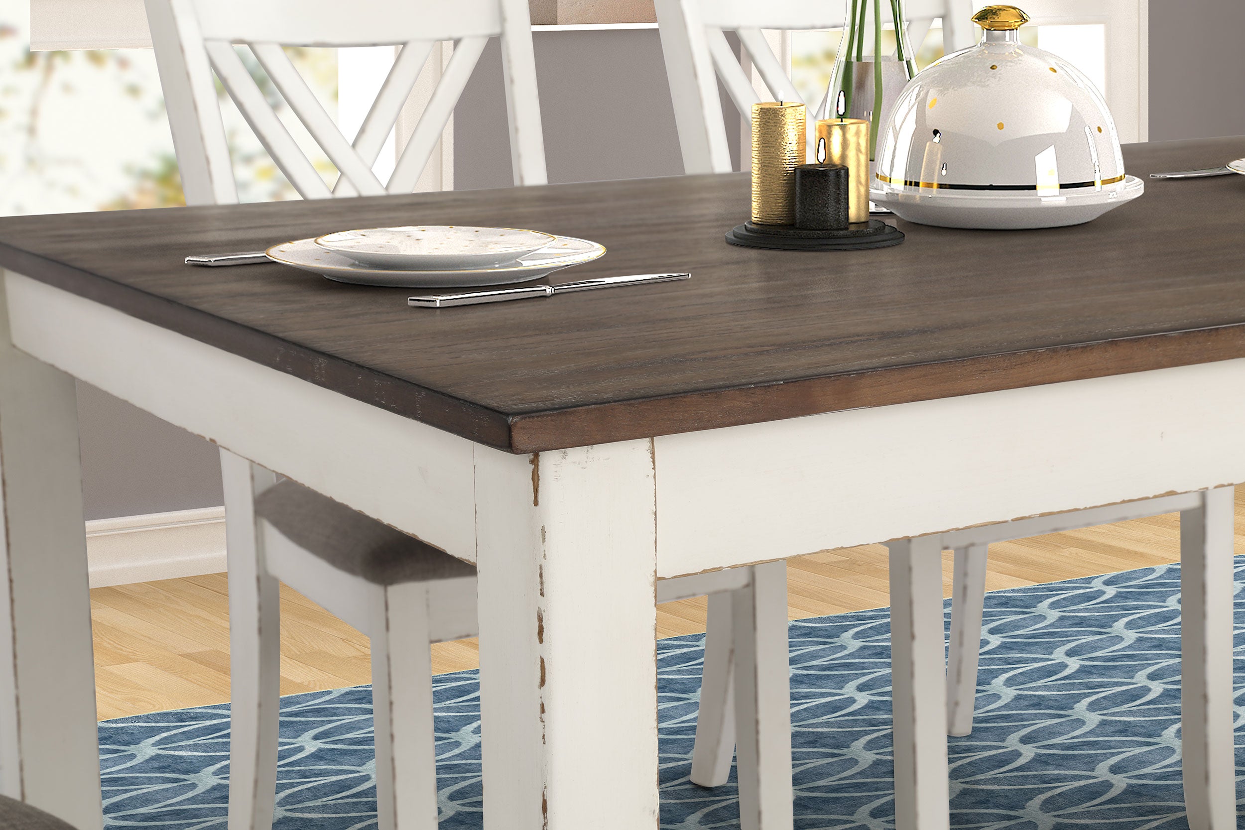 Fortress Dining Set - Luxury Home Furniture (MI)