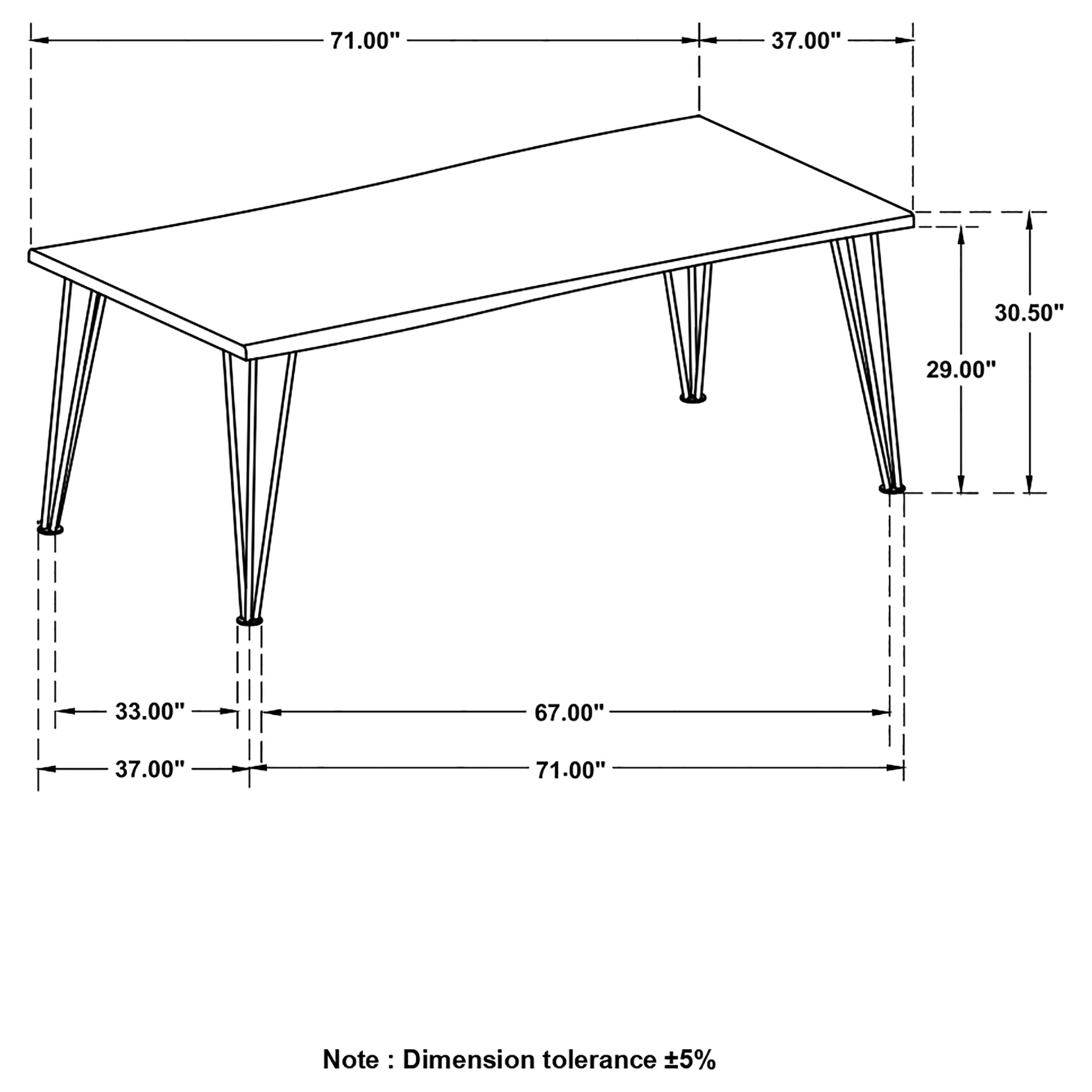 Sherman Dining Table - Luxury Home Furniture (MI)