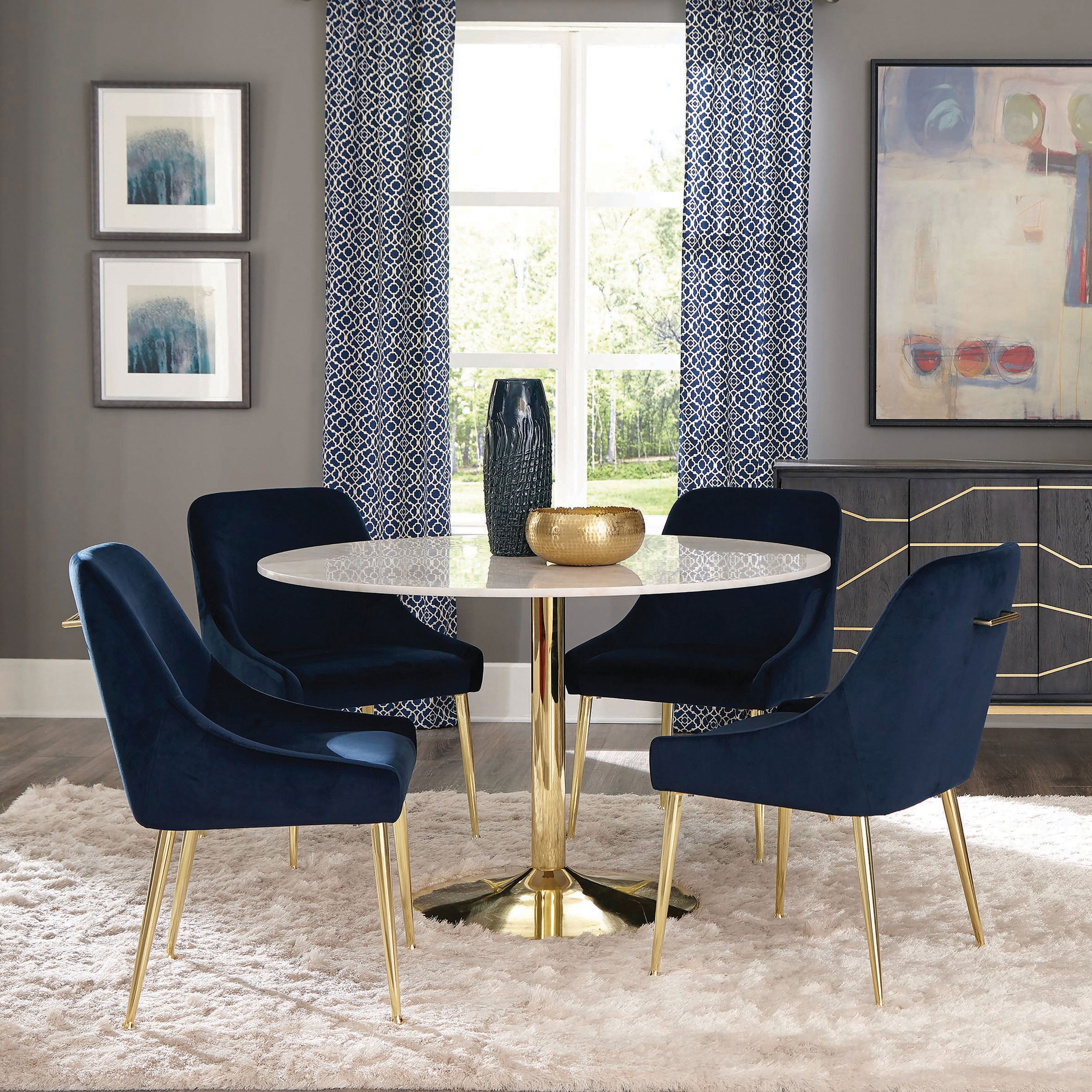Kella 5 Pc Dining Sets - Luxury Home Furniture (MI)