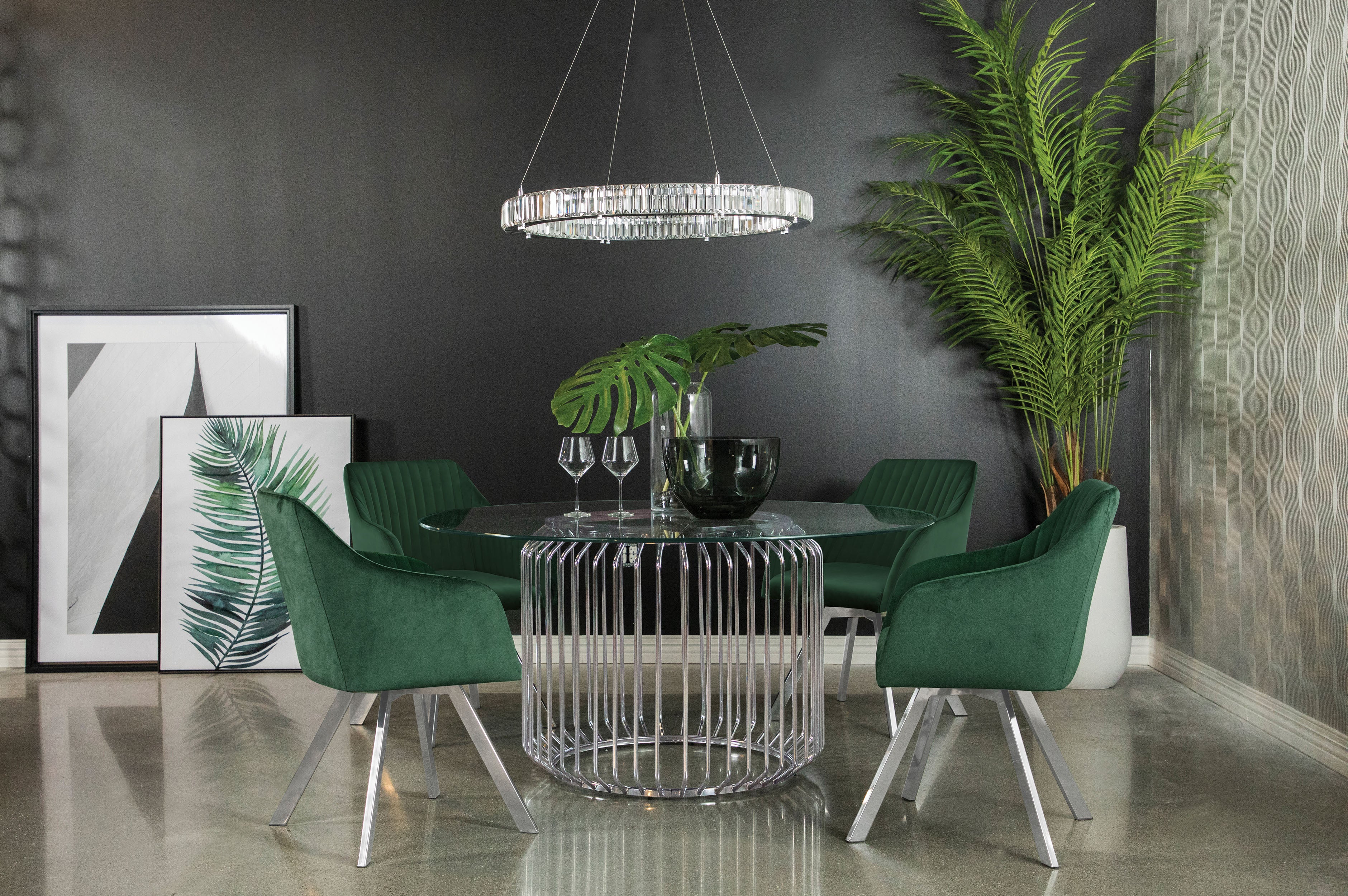Veena 5 Pc Dining Set - Luxury Home Furniture (MI)