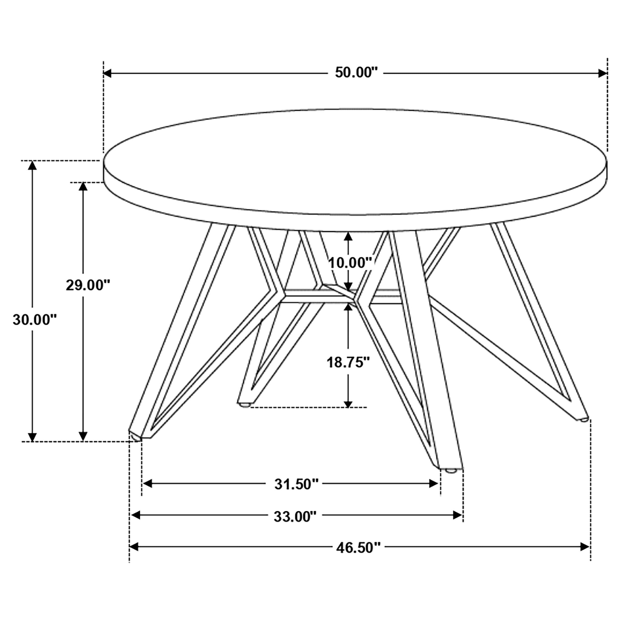 Neil 5 Pc Dining Sets - Luxury Home Furniture (MI)