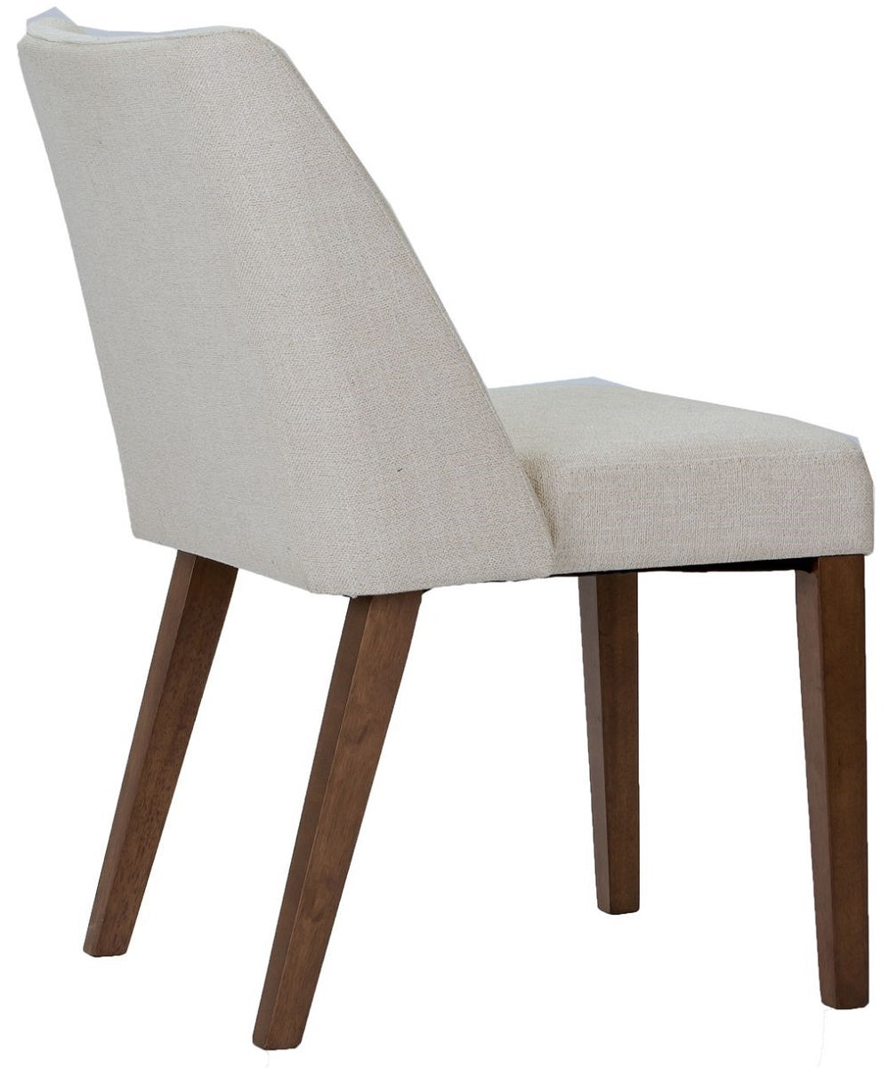 Liberty Furniture Space Saver Nido Chair (Light Tan) in Satin Walnut (Set of 2) - Luxury Home Furniture (MI)