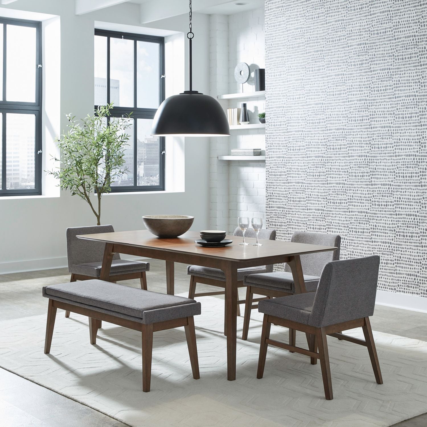 Space Savers 6 Piece Leg Table Set image
