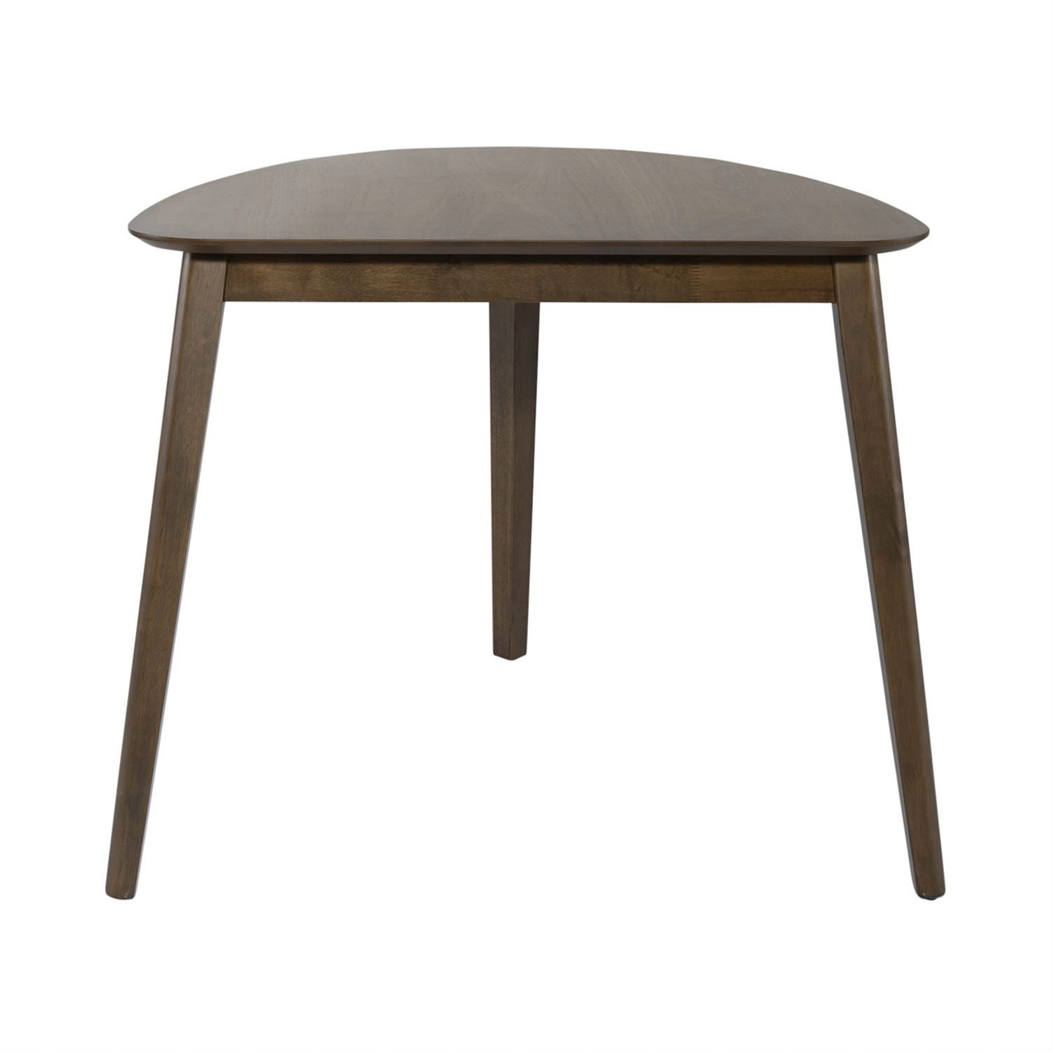 Space Saver Triangle Table in Satin Walnut