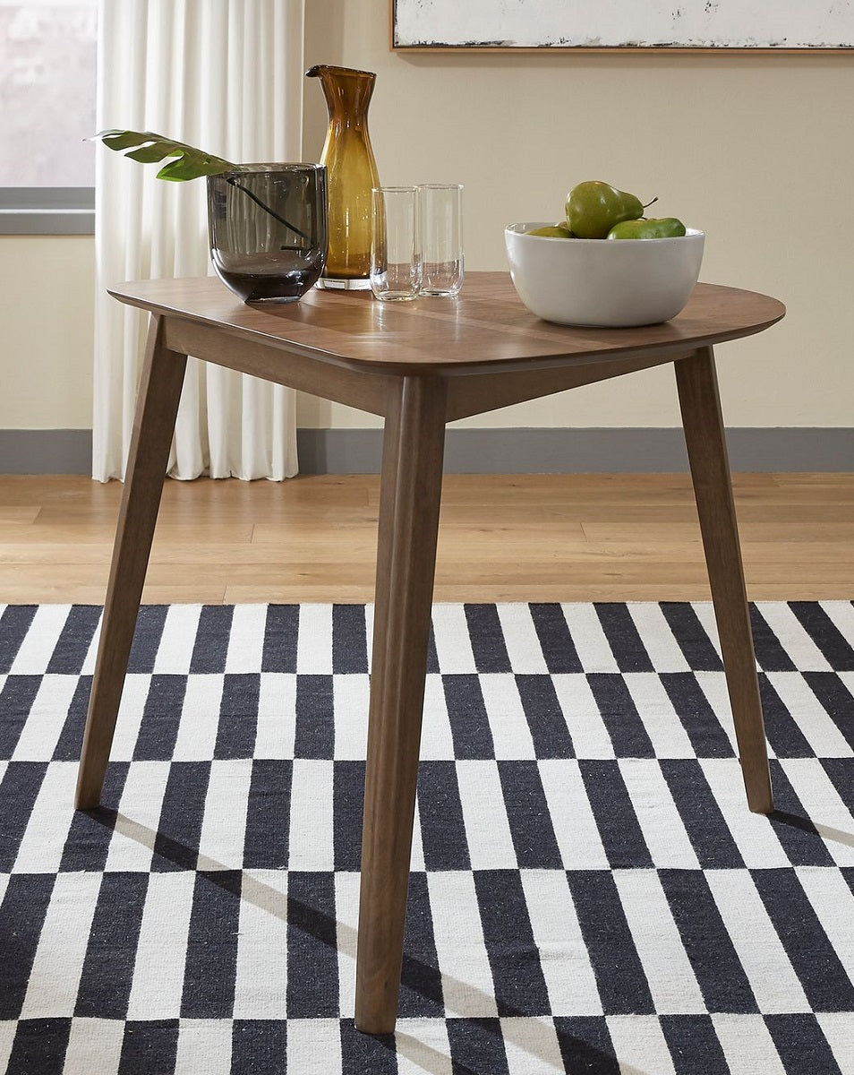 Liberty Furniture Space Saver Triangle Table in Satin Walnut - Luxury Home Furniture (MI)