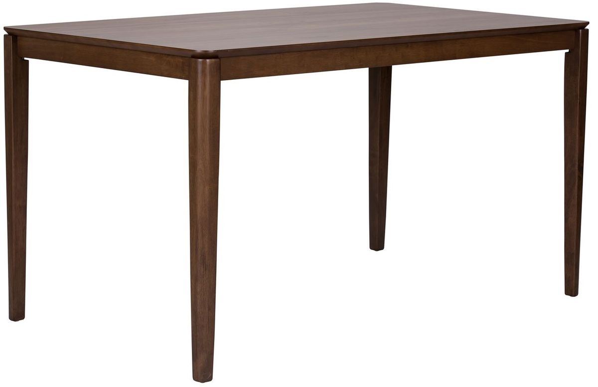 Liberty Furniture Space Saver Rectangular Leg Table in Satin Walnut - Luxury Home Furniture (MI)