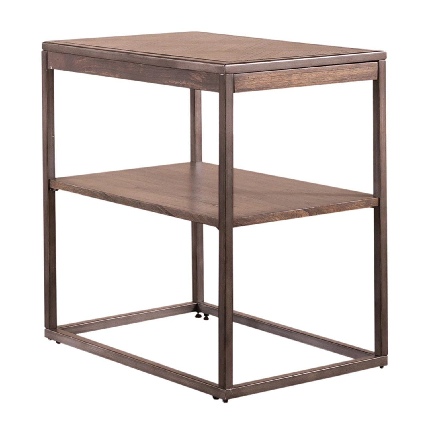Jamestown Chair Side Table in Brown image
