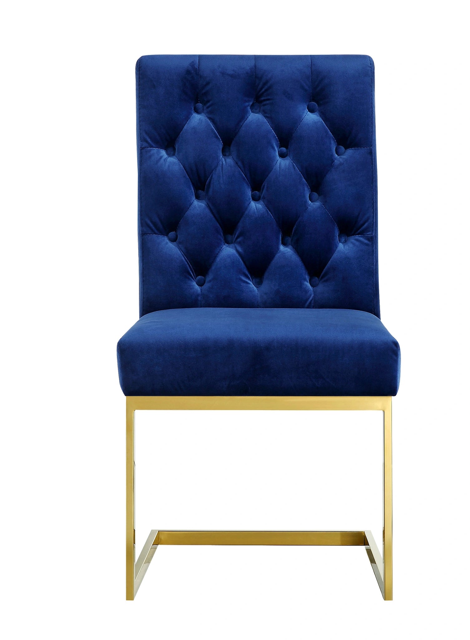 Cameron Navy Velvet Dining Chair