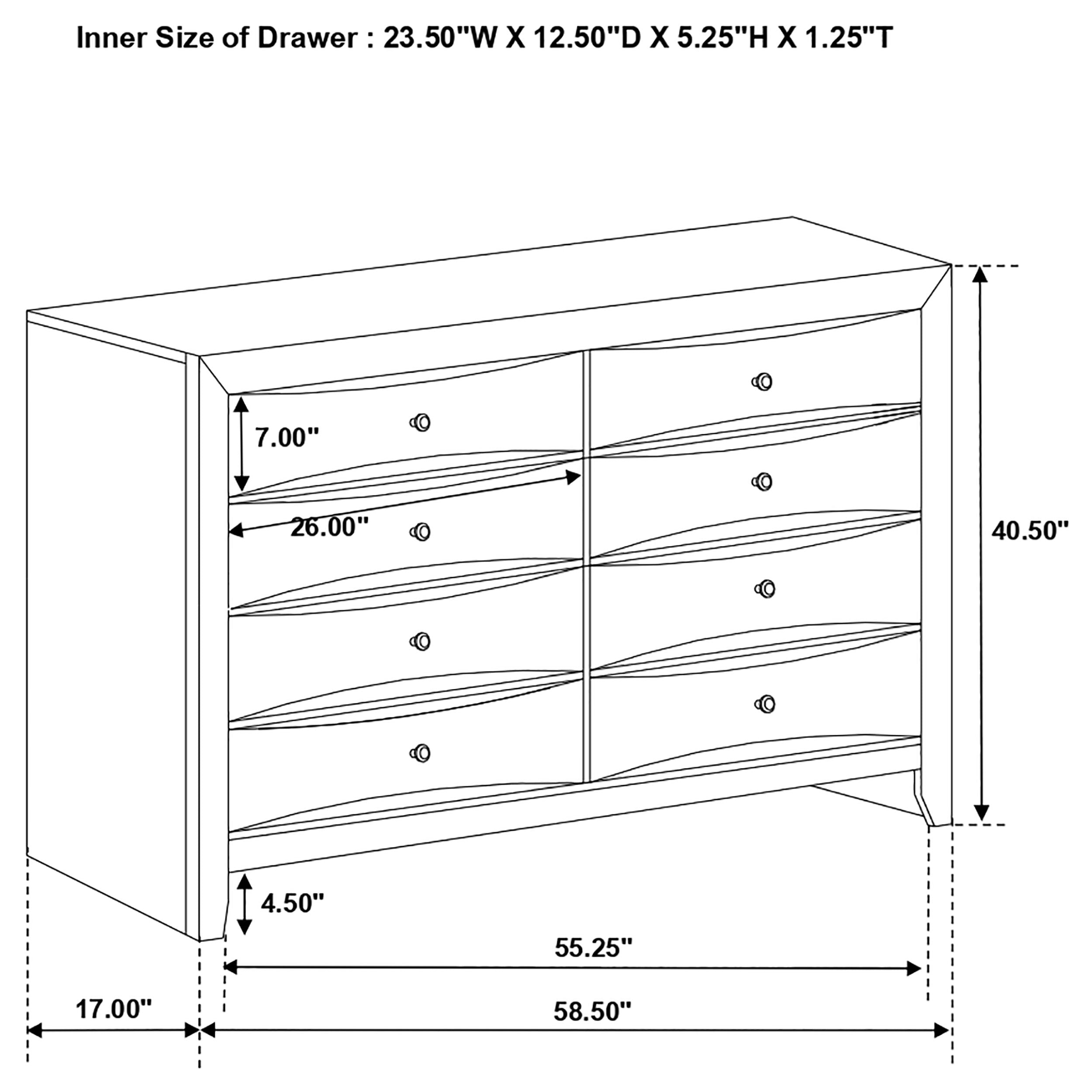 Briana Dresser - Luxury Home Furniture (MI)