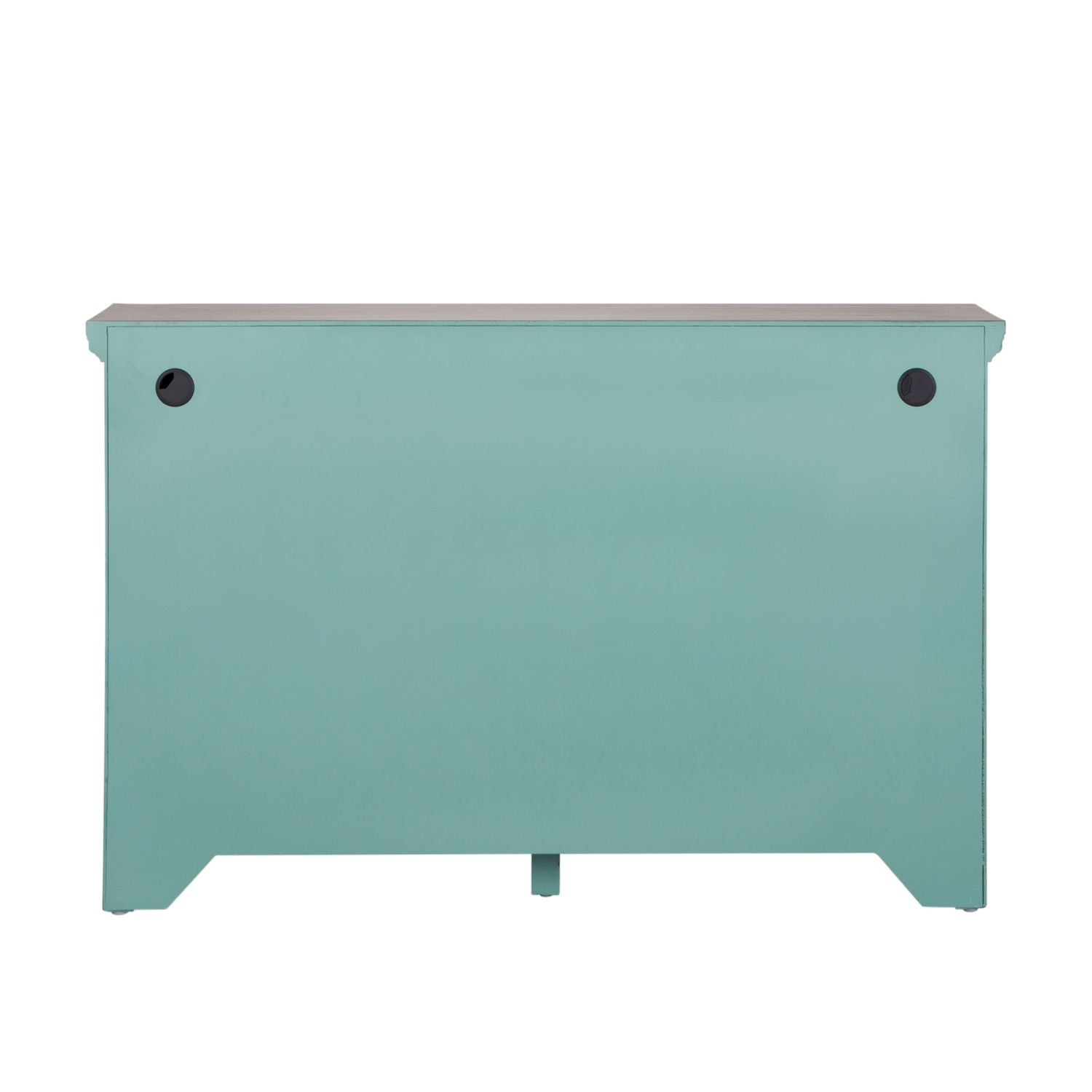 Kensington 3 Door Accent Cabinet in Turquoise - Luxury Home Furniture (MI)