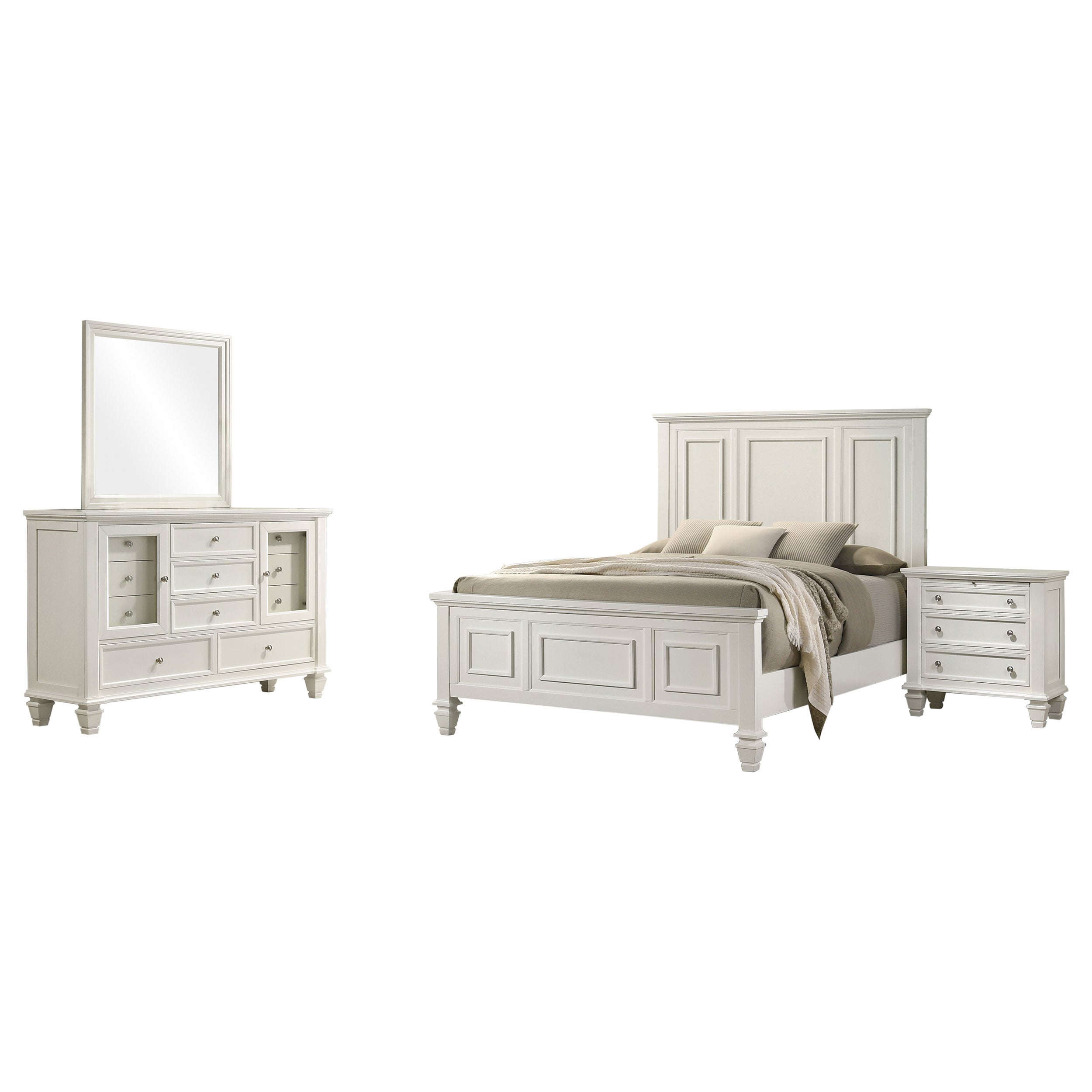 Sandy Beach 4 Pc Bedroom Set - Luxury Home Furniture (MI)