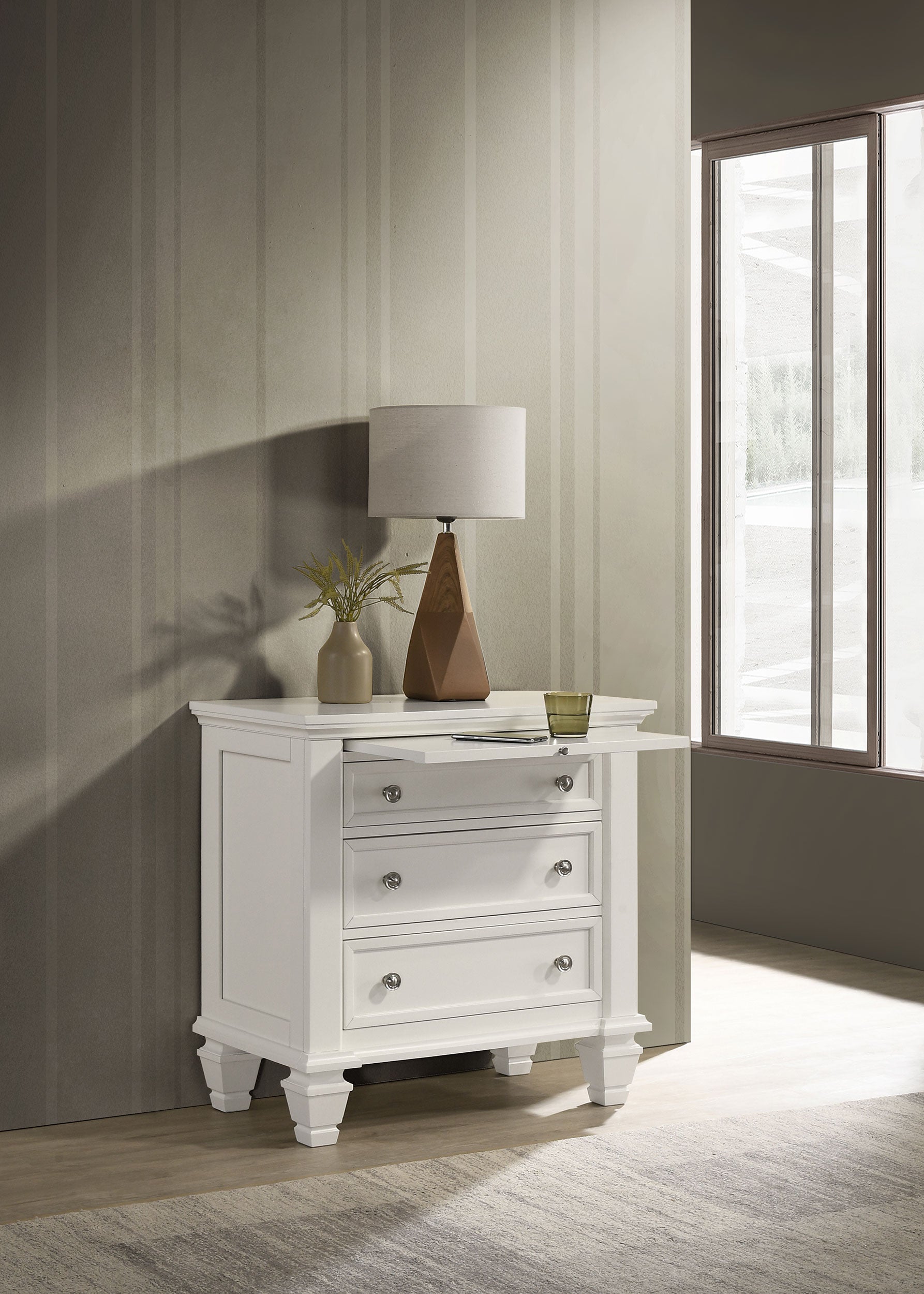 Sandy Beach Nightstand - Luxury Home Furniture (MI)