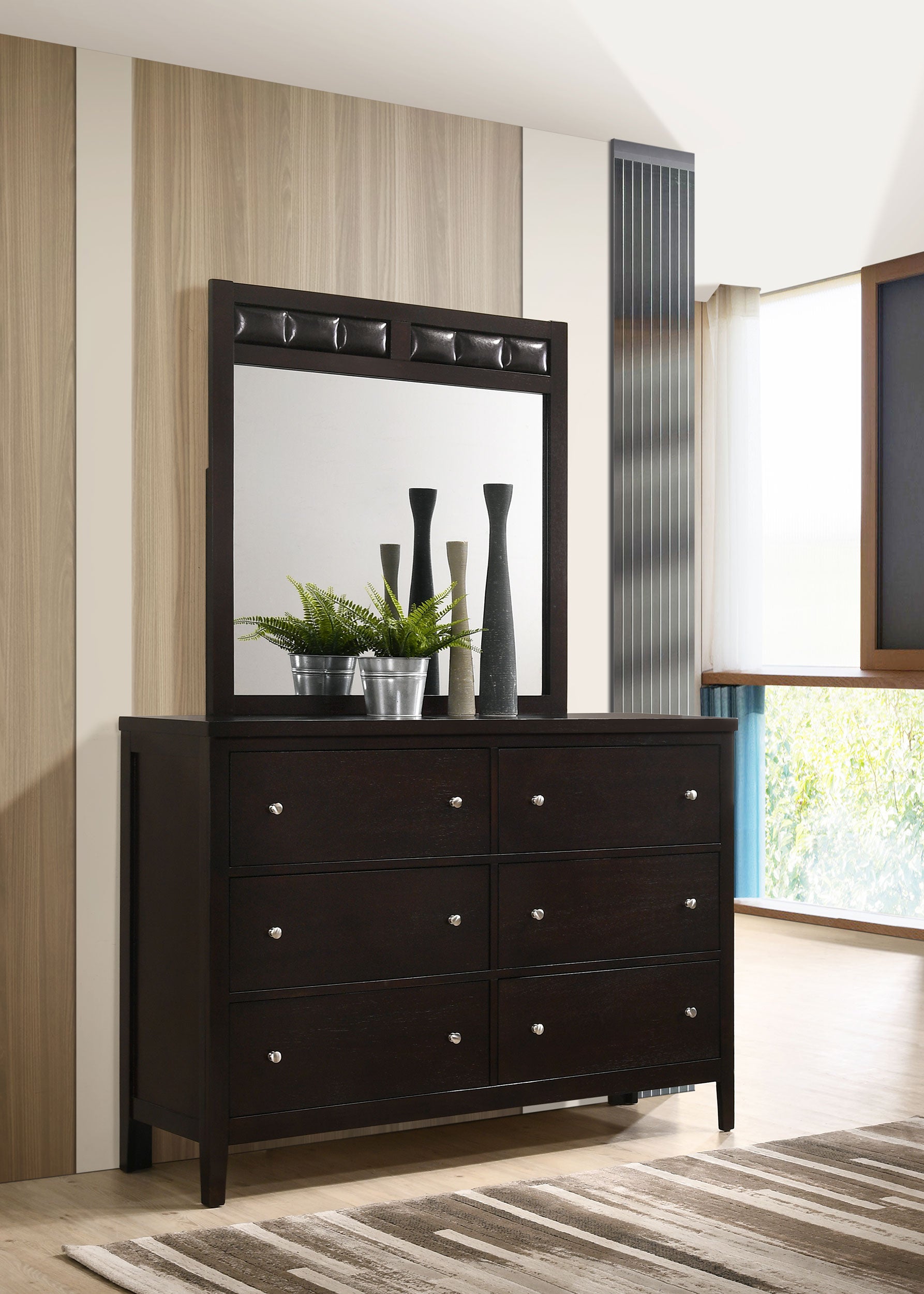 Carlton Dresser with Mirror - Luxury Home Furniture (MI)