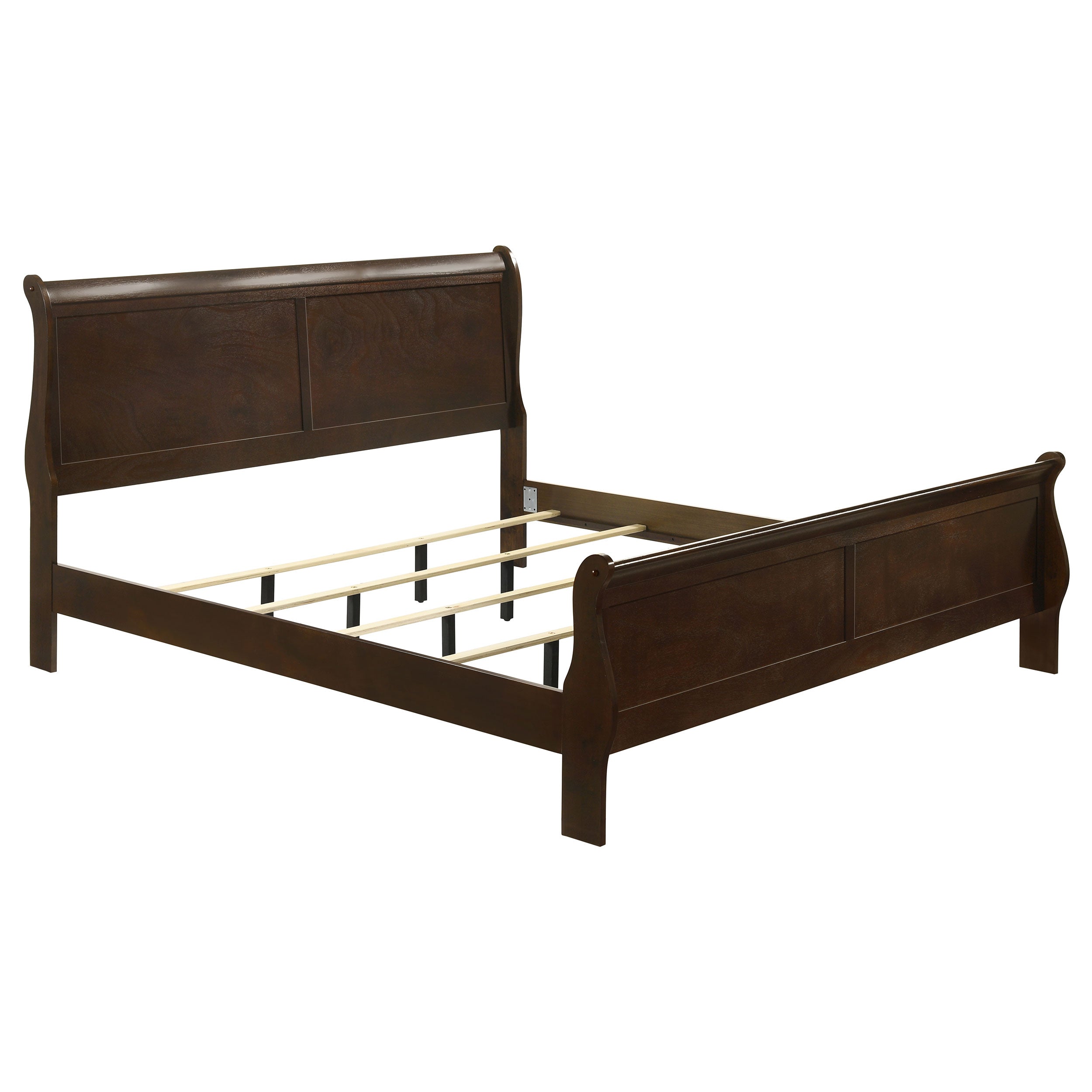 Louis Philippe Sleigh Panel Bed - Luxury Home Furniture (MI)