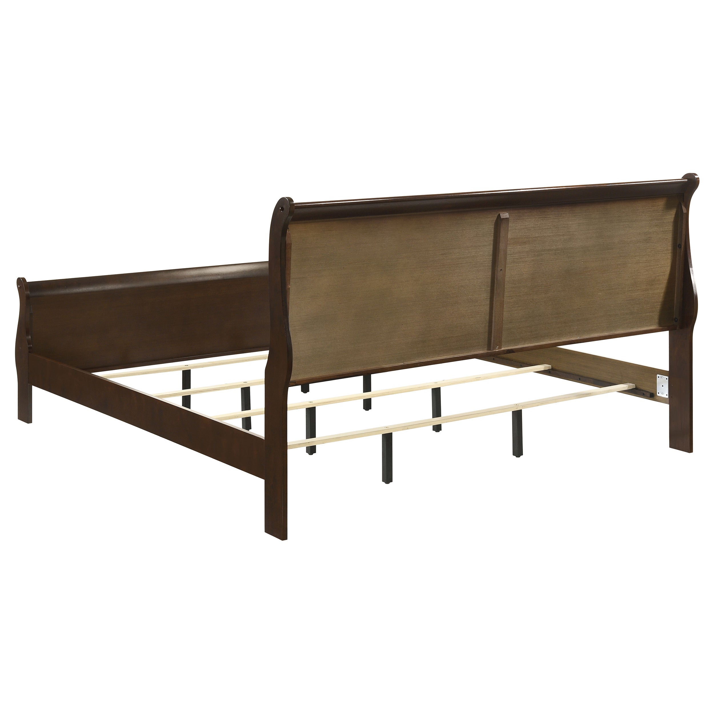 Louis Philippe Sleigh Panel Bed - Luxury Home Furniture (MI)