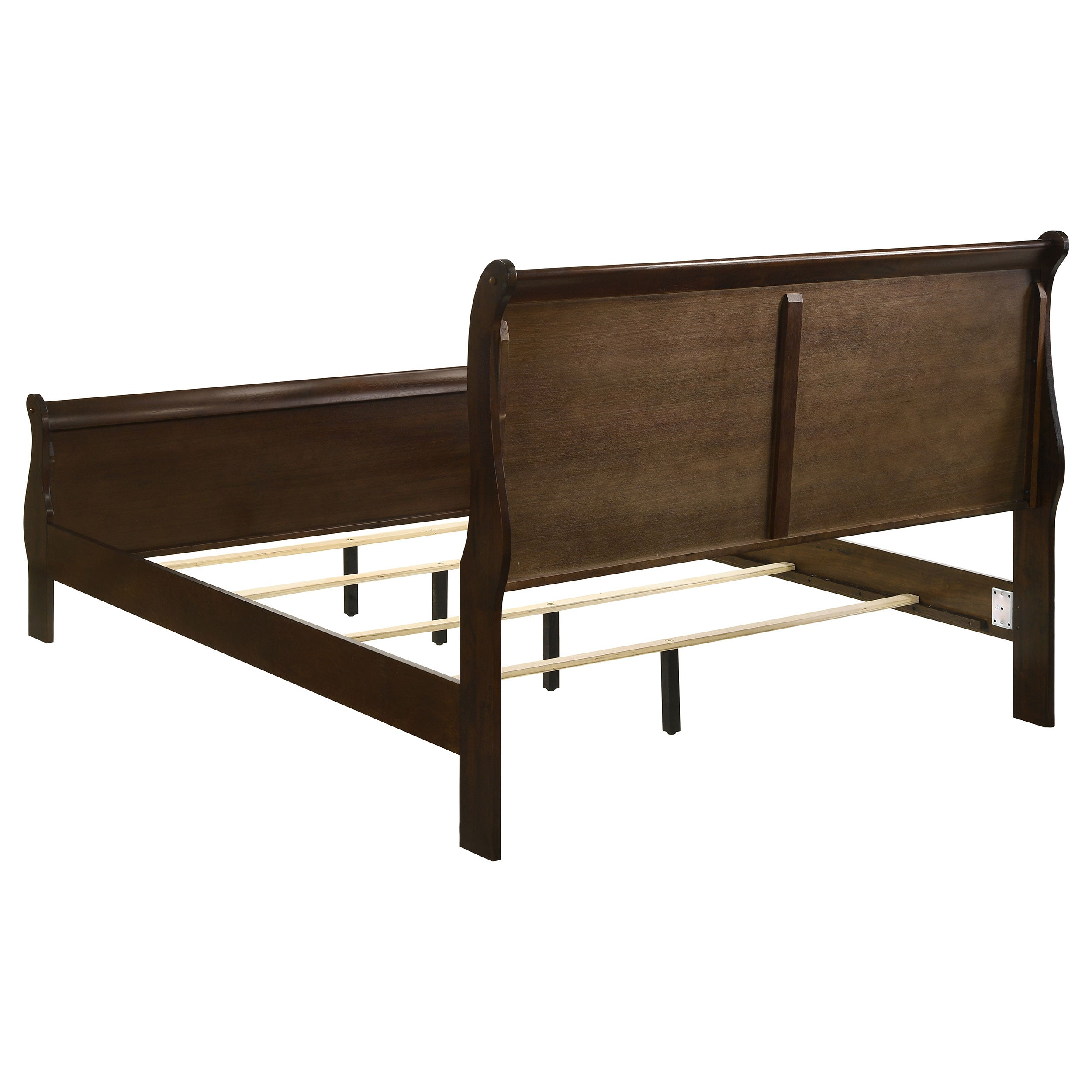 Louis Philippe Sleigh Panel Bed - Luxury Home Furniture (MI)