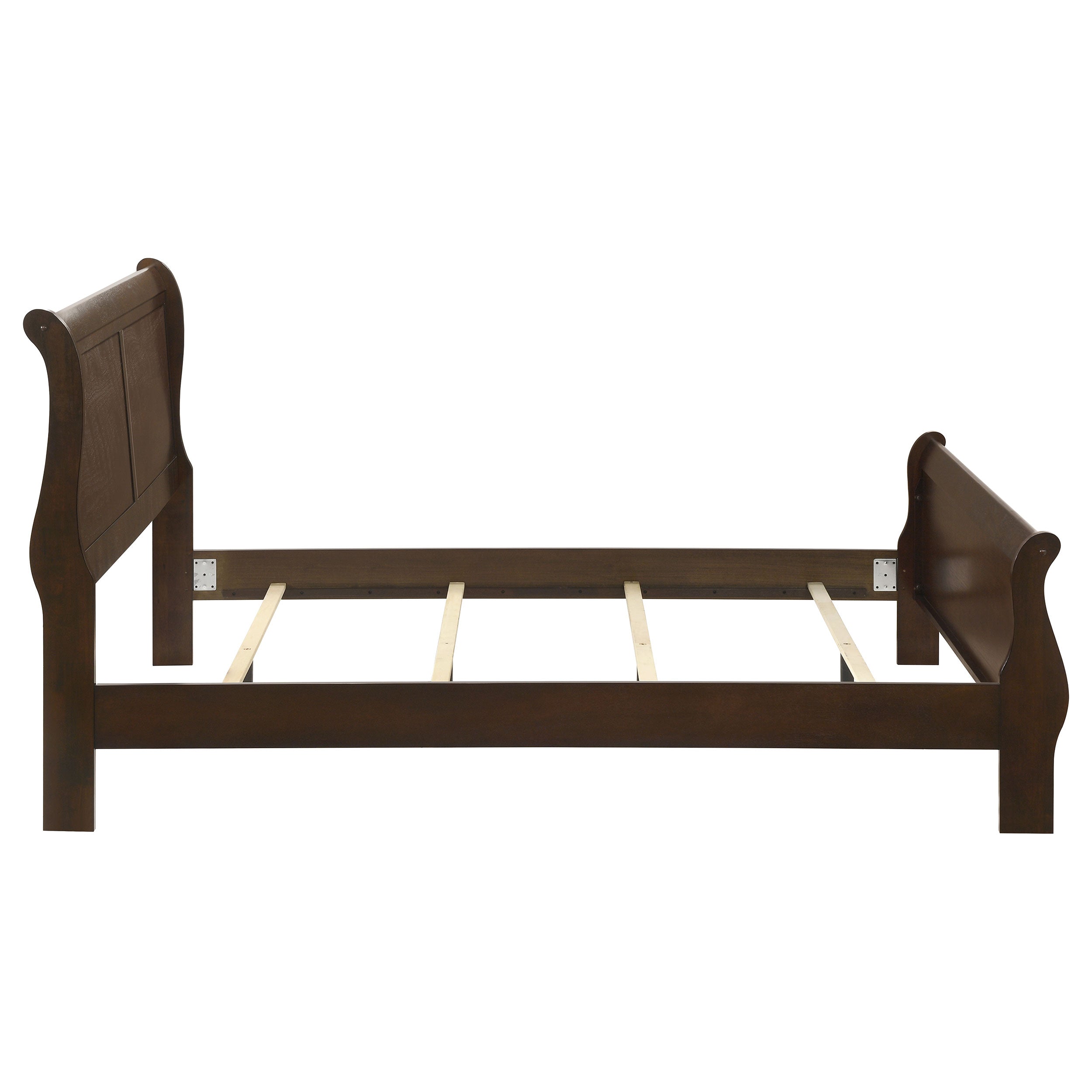 Louis Philippe Sleigh Panel Bed - Luxury Home Furniture (MI)