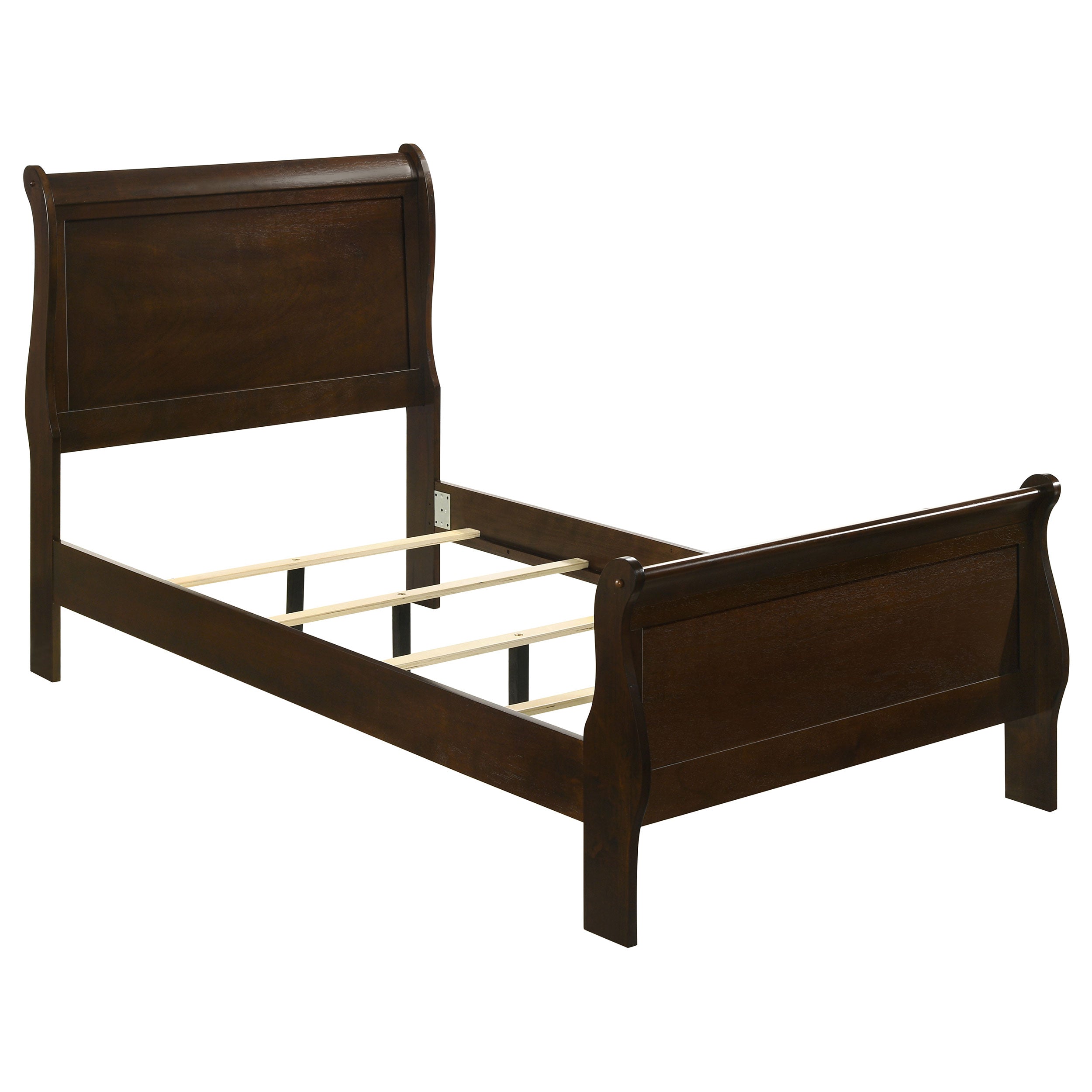 Louis Philippe Sleigh Panel Bed - Luxury Home Furniture (MI)