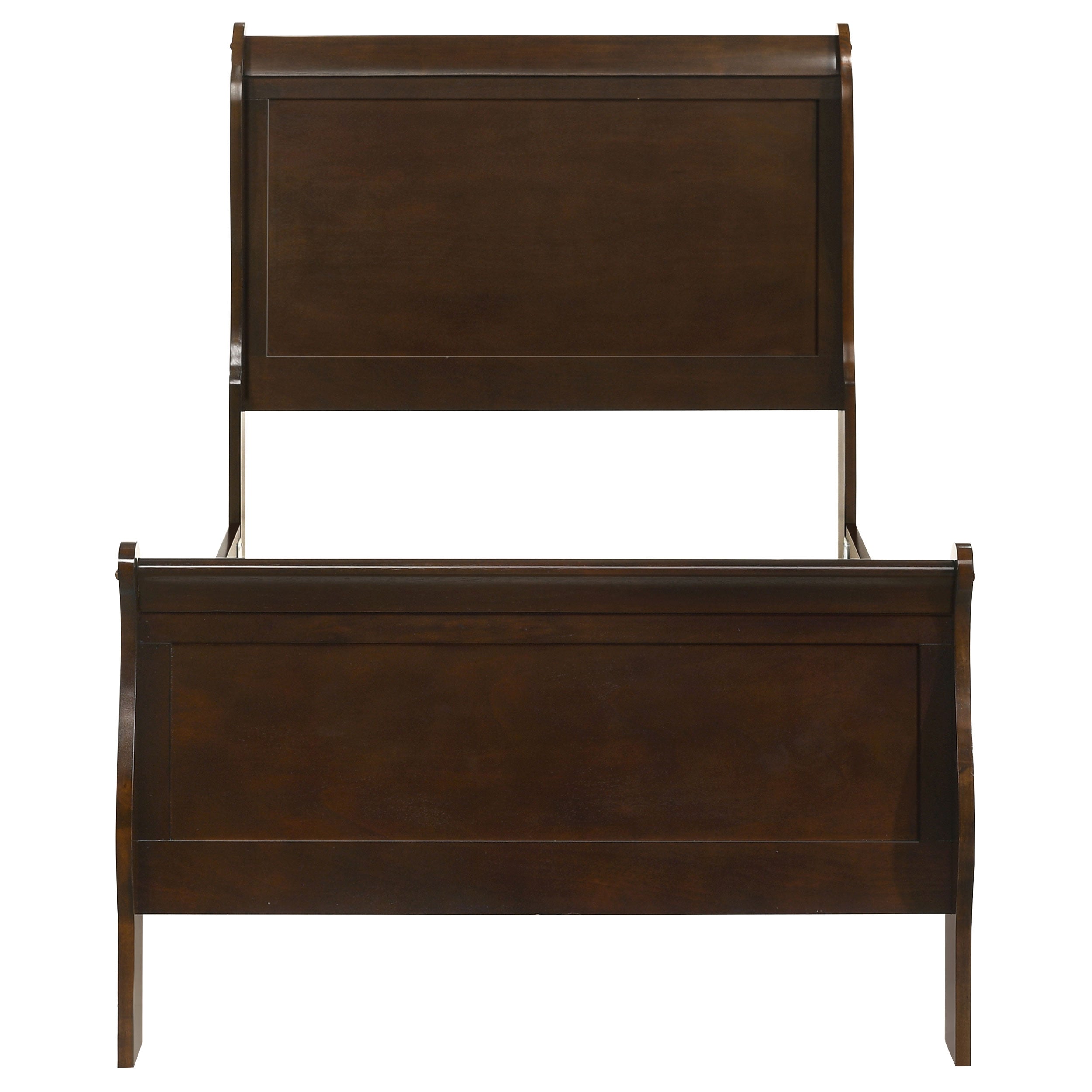 Louis Philippe Sleigh Panel Bed - Luxury Home Furniture (MI)