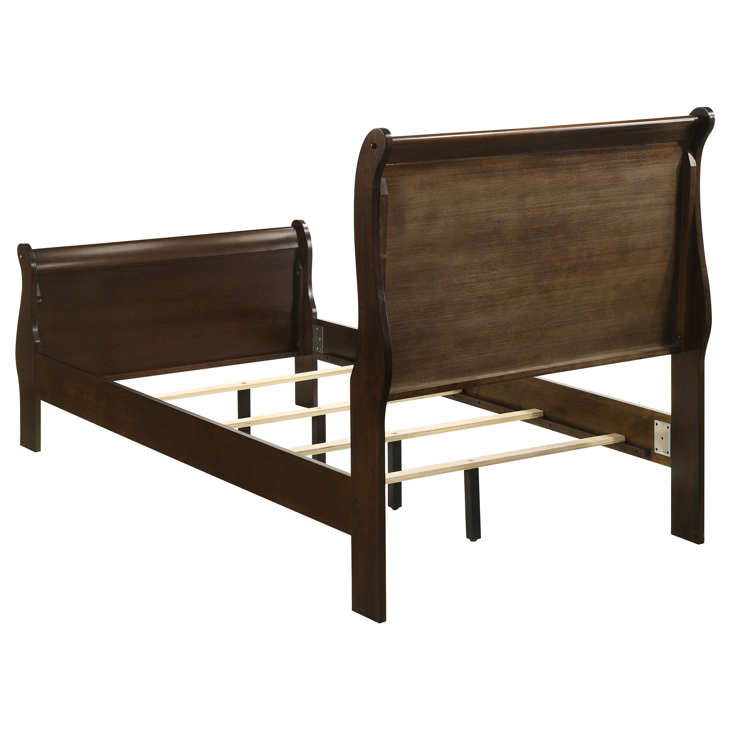 Louis Philippe Sleigh Panel Bed - Luxury Home Furniture (MI)