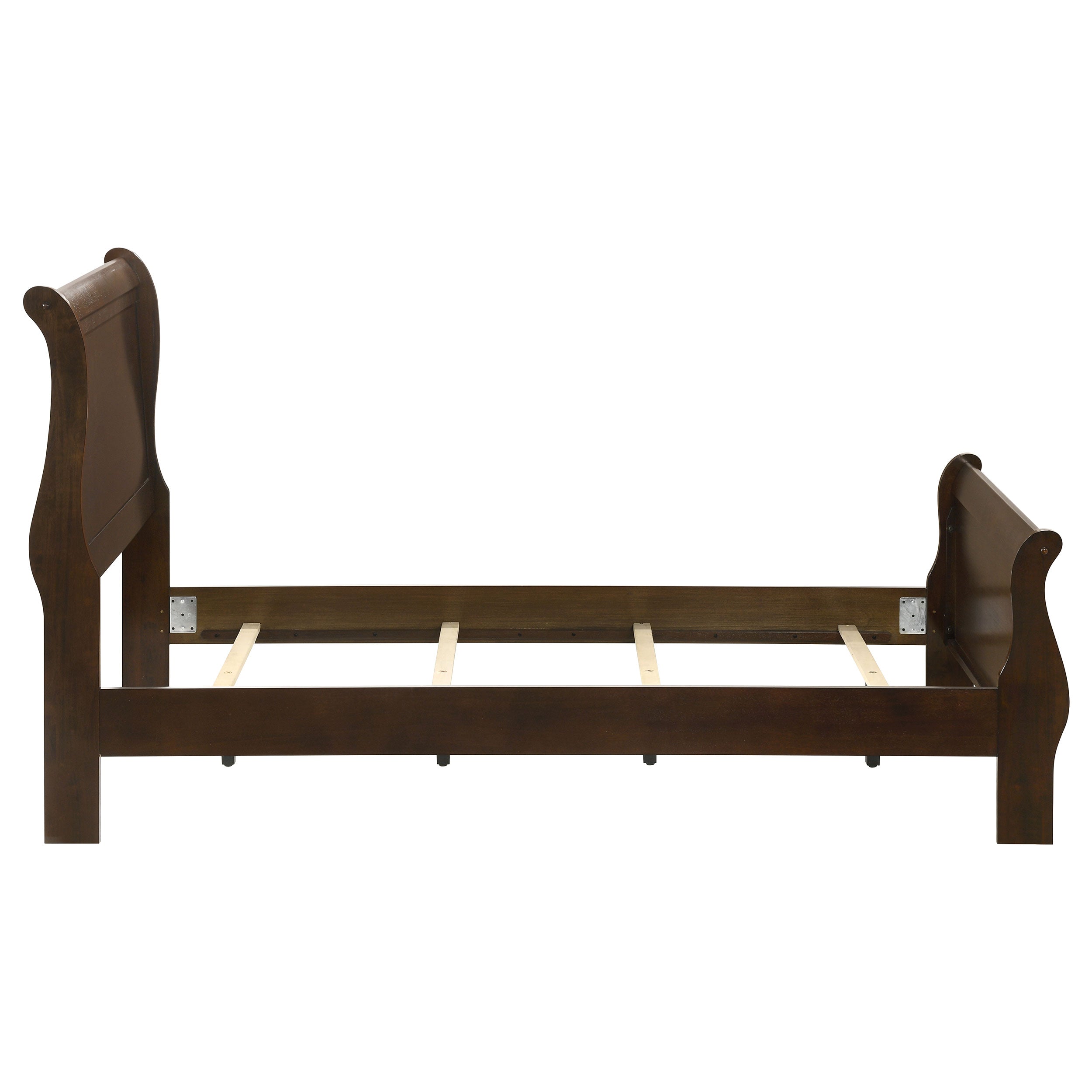 Louis Philippe Sleigh Panel Bed - Luxury Home Furniture (MI)