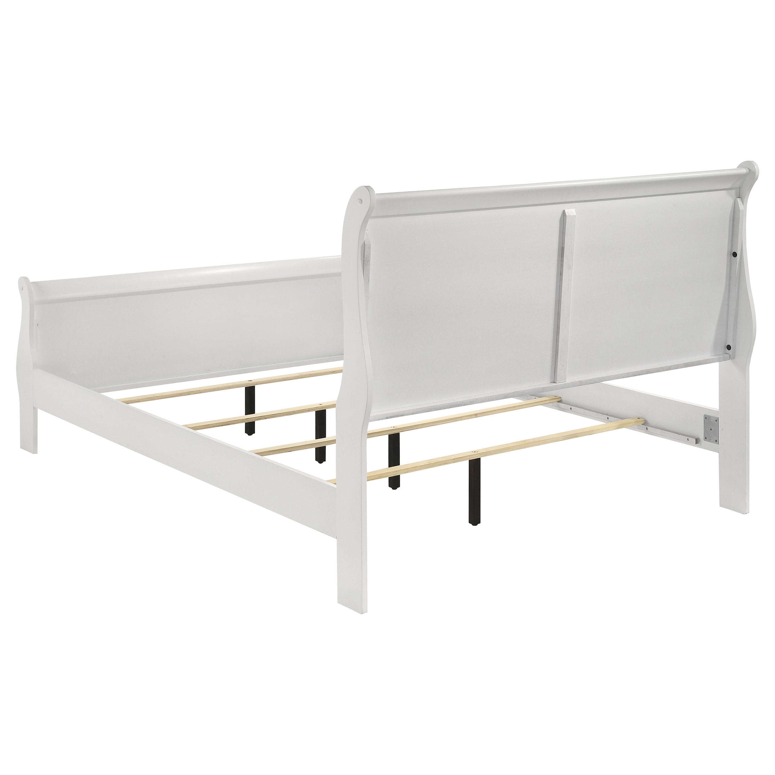 Louis Philippe Sleigh Panel Bed - Luxury Home Furniture (MI)