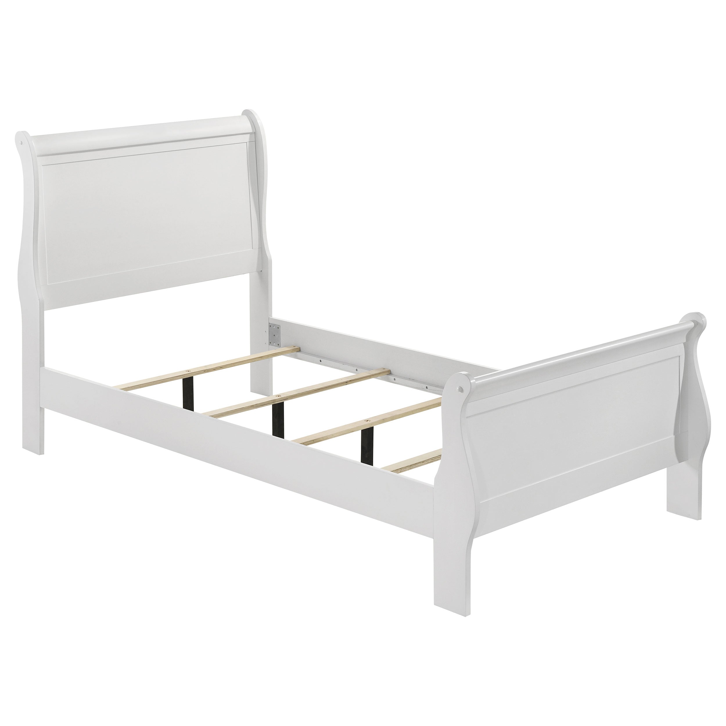 Louis Philippe Sleigh Panel Bed - Luxury Home Furniture (MI)