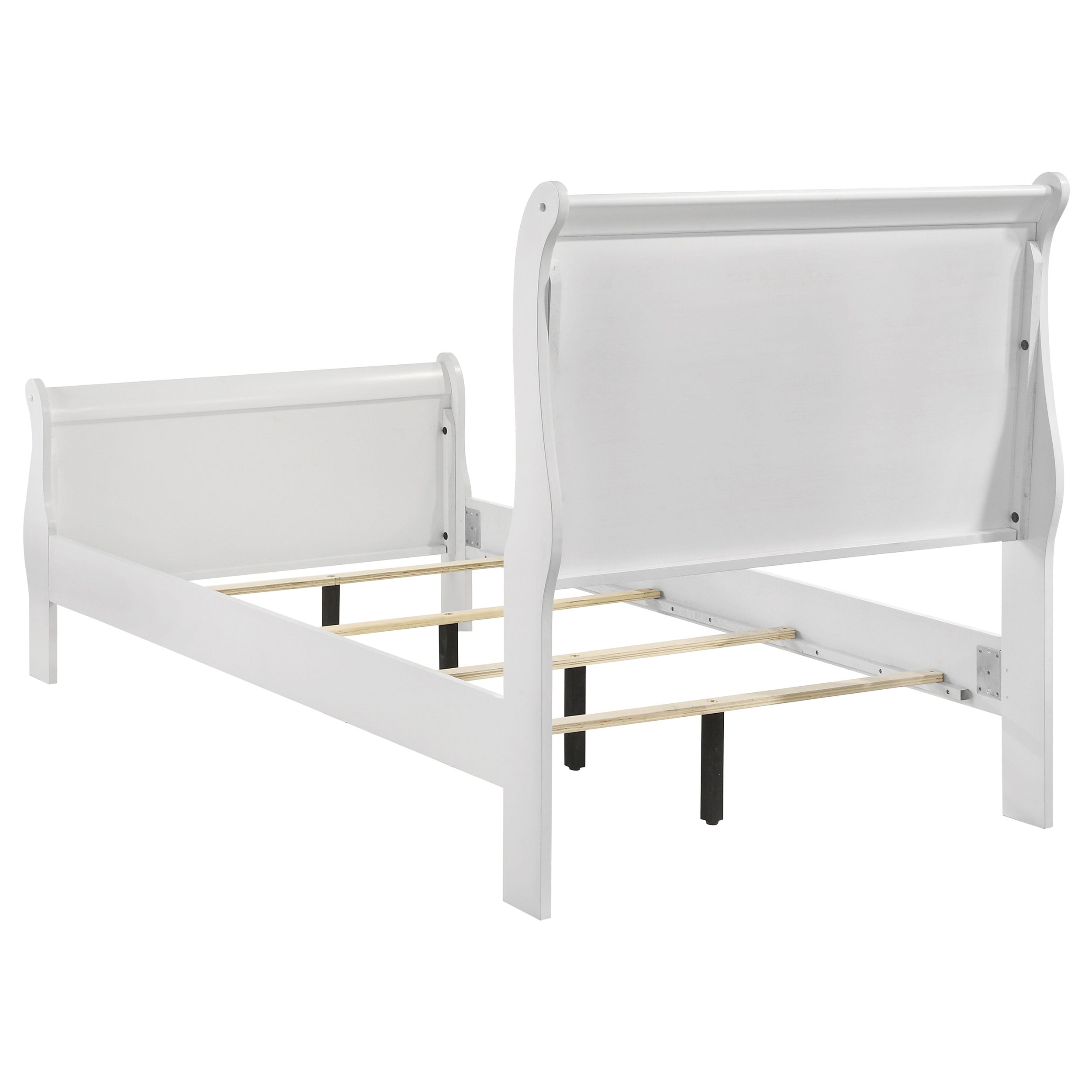 Louis Philippe Sleigh Panel Bed - Luxury Home Furniture (MI)