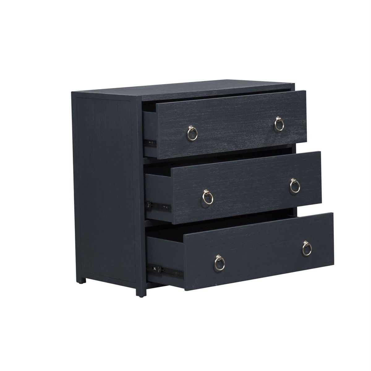 Liberty Furniture Midnight Accent Cabinet in Wire Brushed Denim - Luxury Home Furniture (MI)