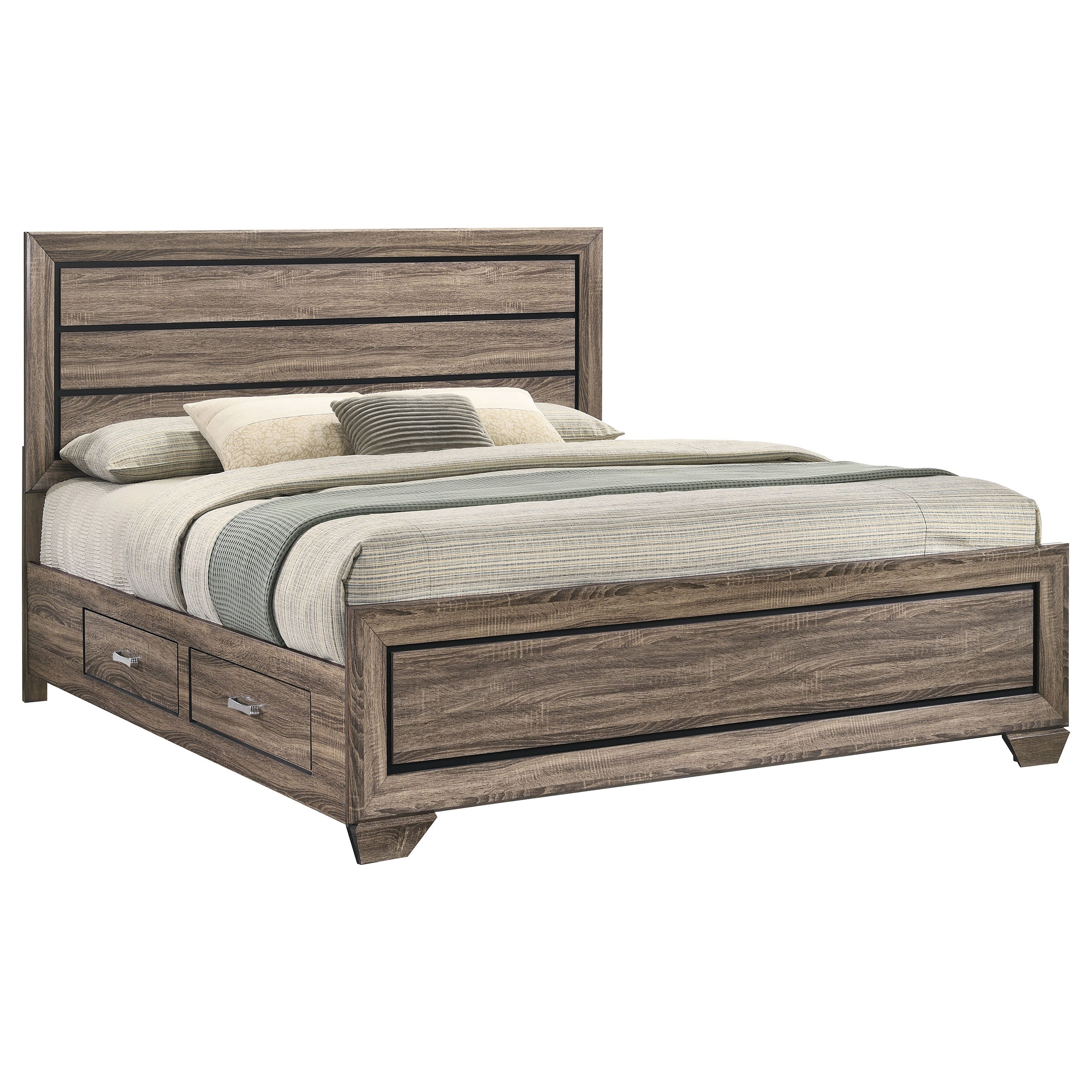 Kauffman Panel Platform Storage Bed - Luxury Home Furniture (MI)