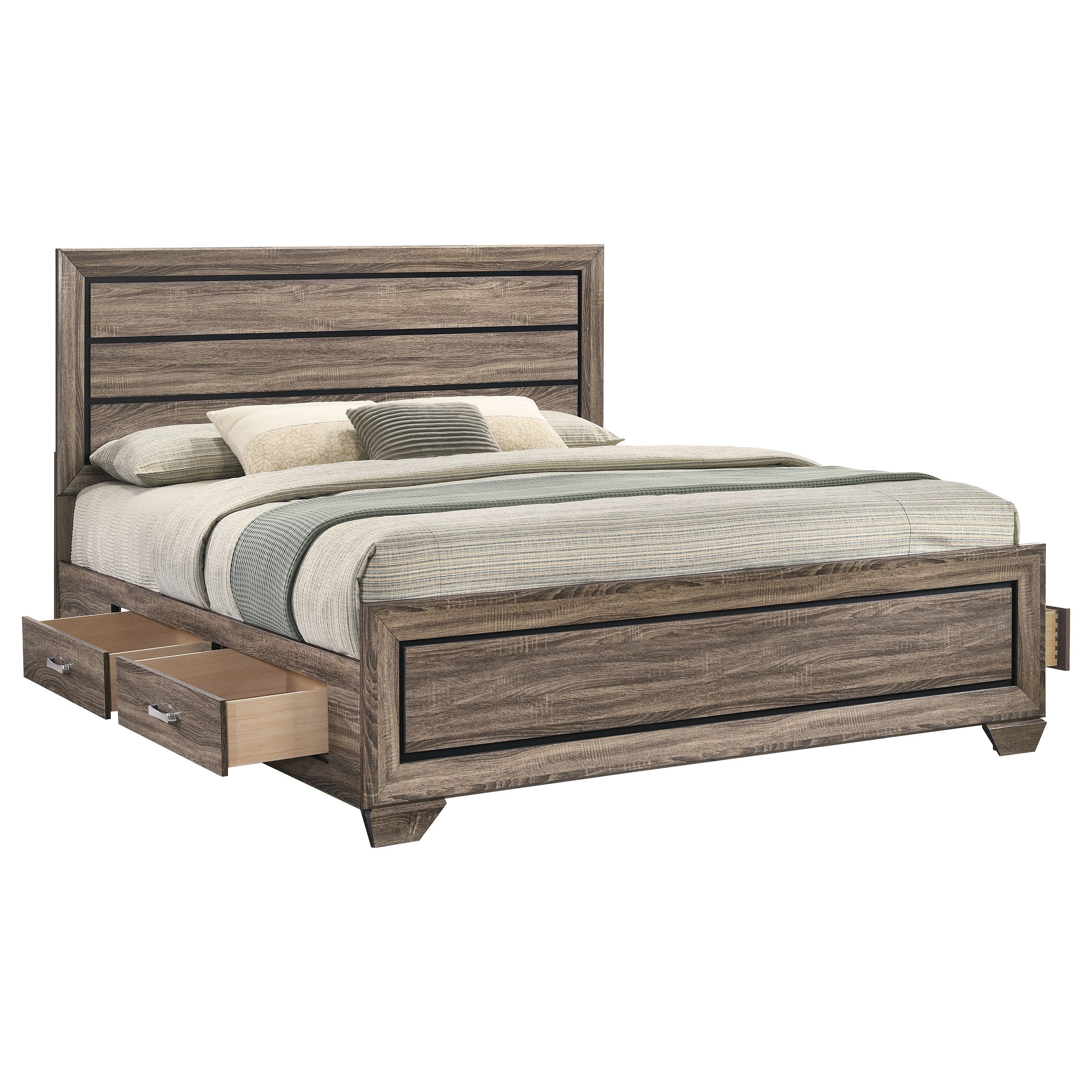 Kauffman Panel Platform Storage Bed - Luxury Home Furniture (MI)