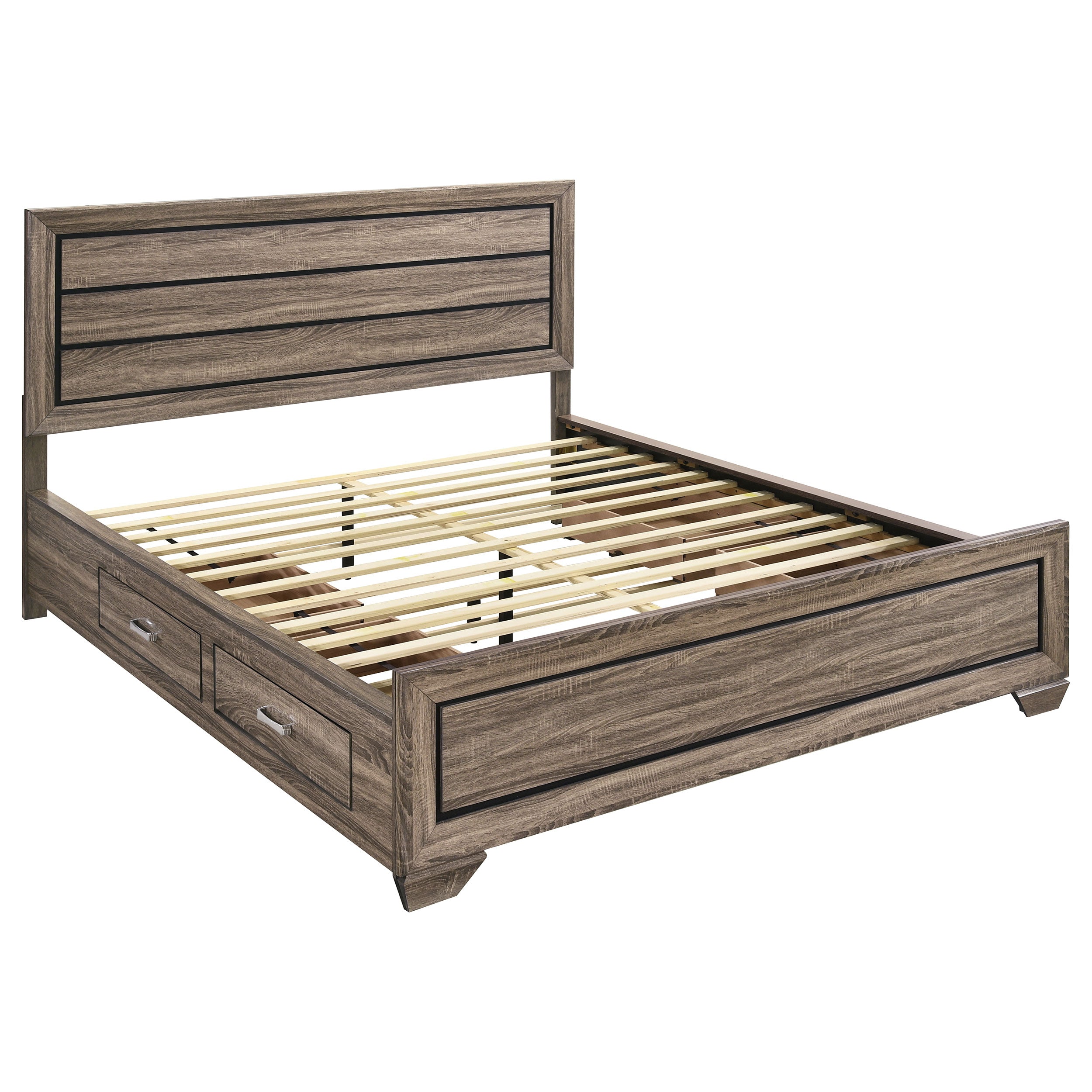 Kauffman Panel Platform Storage Bed - Luxury Home Furniture (MI)