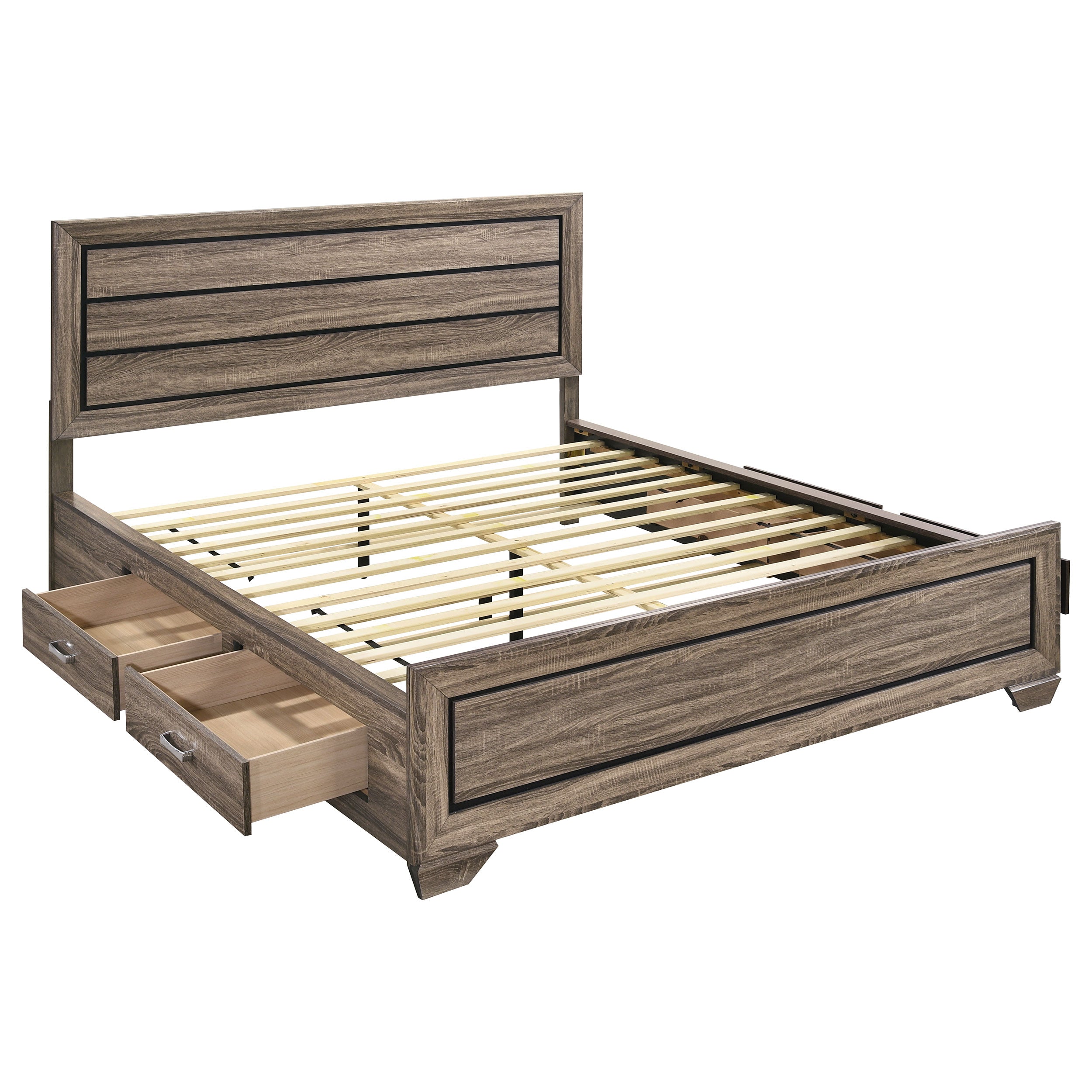 Kauffman Panel Platform Storage Bed - Luxury Home Furniture (MI)