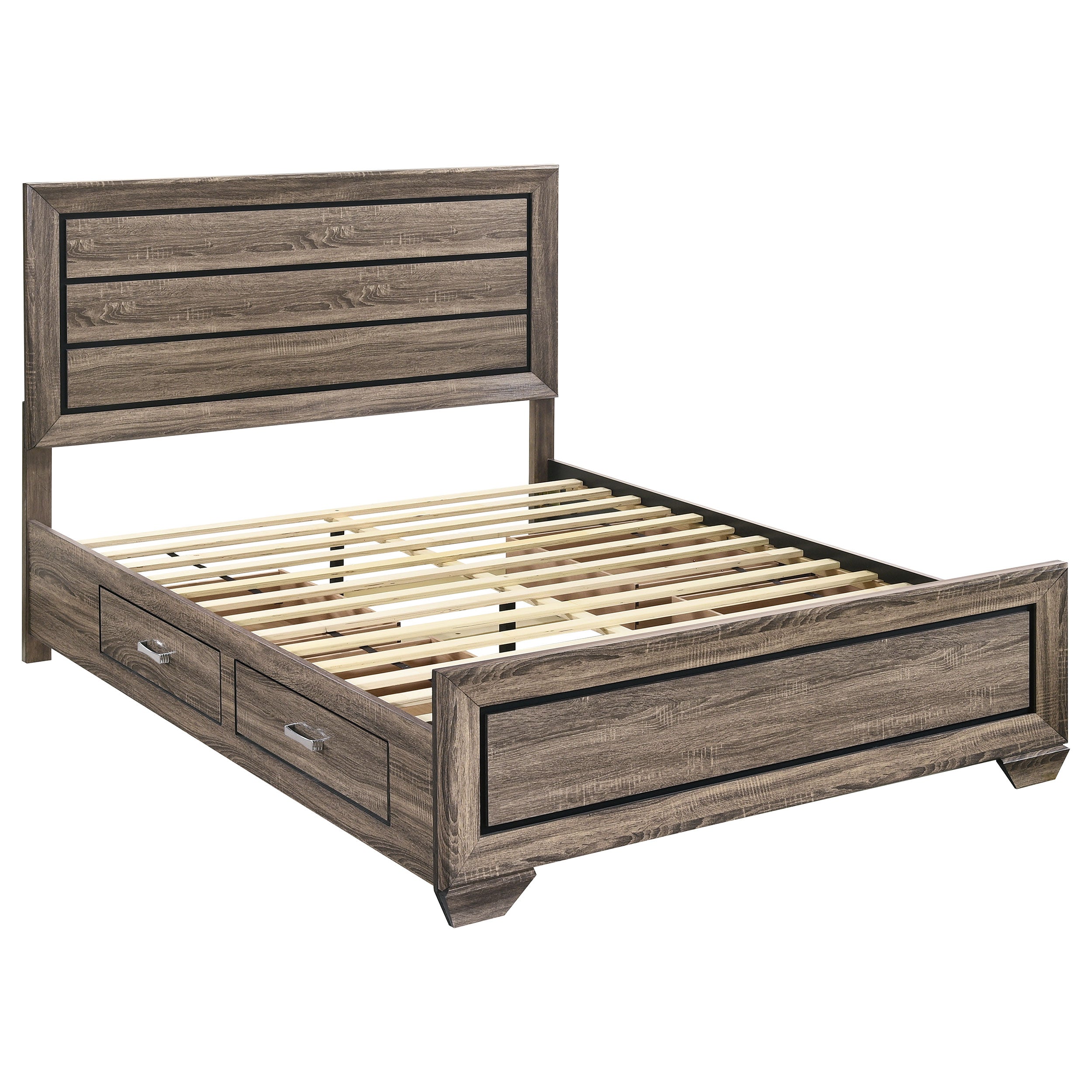 Kauffman Panel Platform Storage Bed - Luxury Home Furniture (MI)