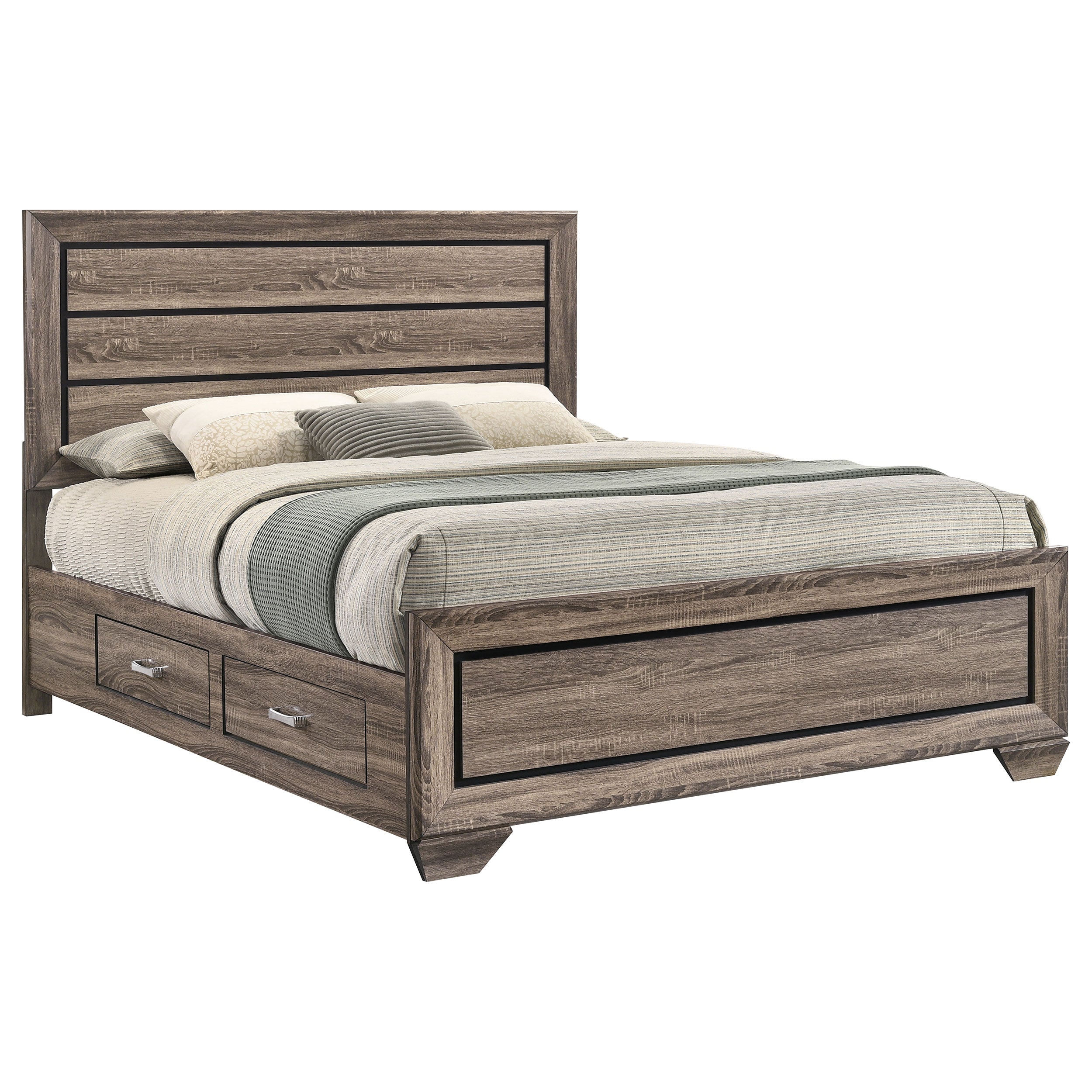 Kauffman Panel Platform Storage Bed - Luxury Home Furniture (MI)
