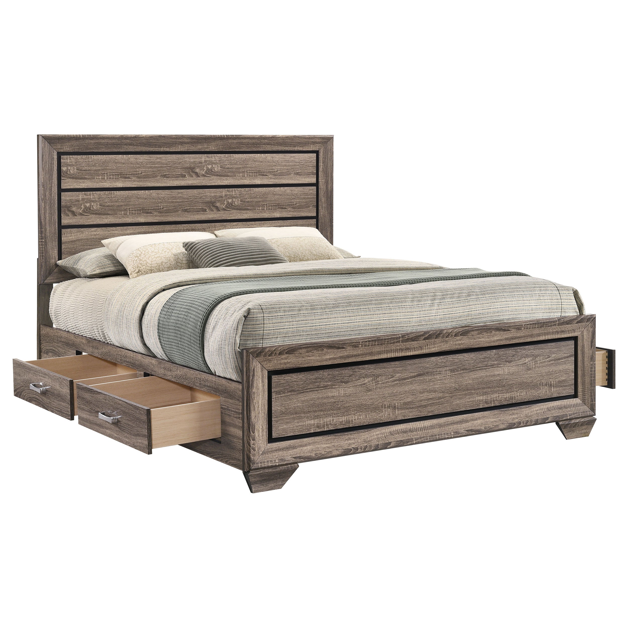 Kauffman Panel Platform Storage Bed - Luxury Home Furniture (MI)