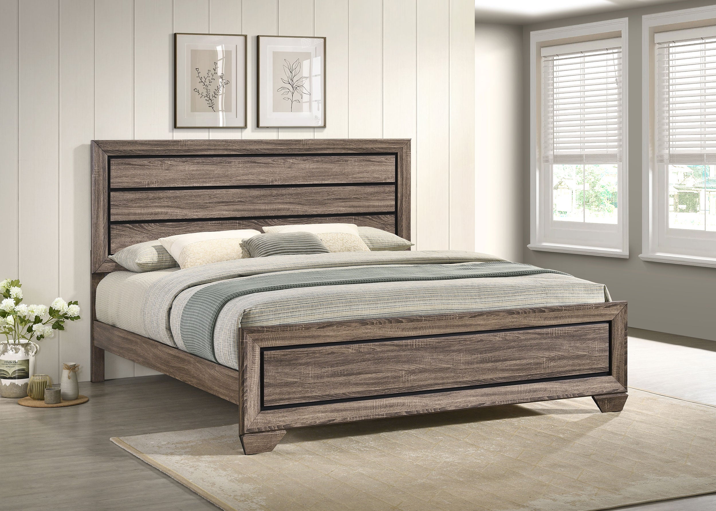 Kauffman Panel Bed - Luxury Home Furniture (MI)