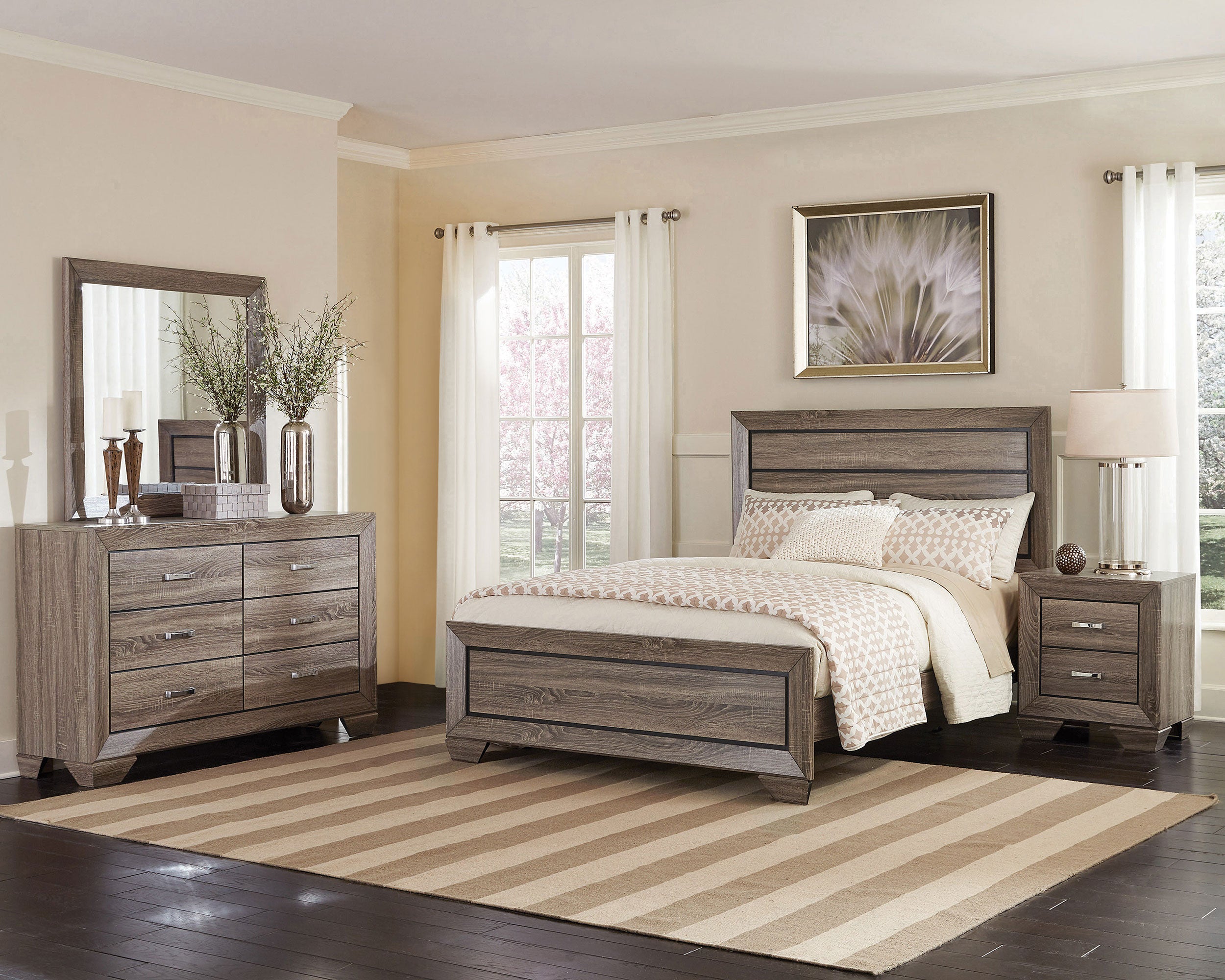 Kauffman Panel Bed - Luxury Home Furniture (MI)