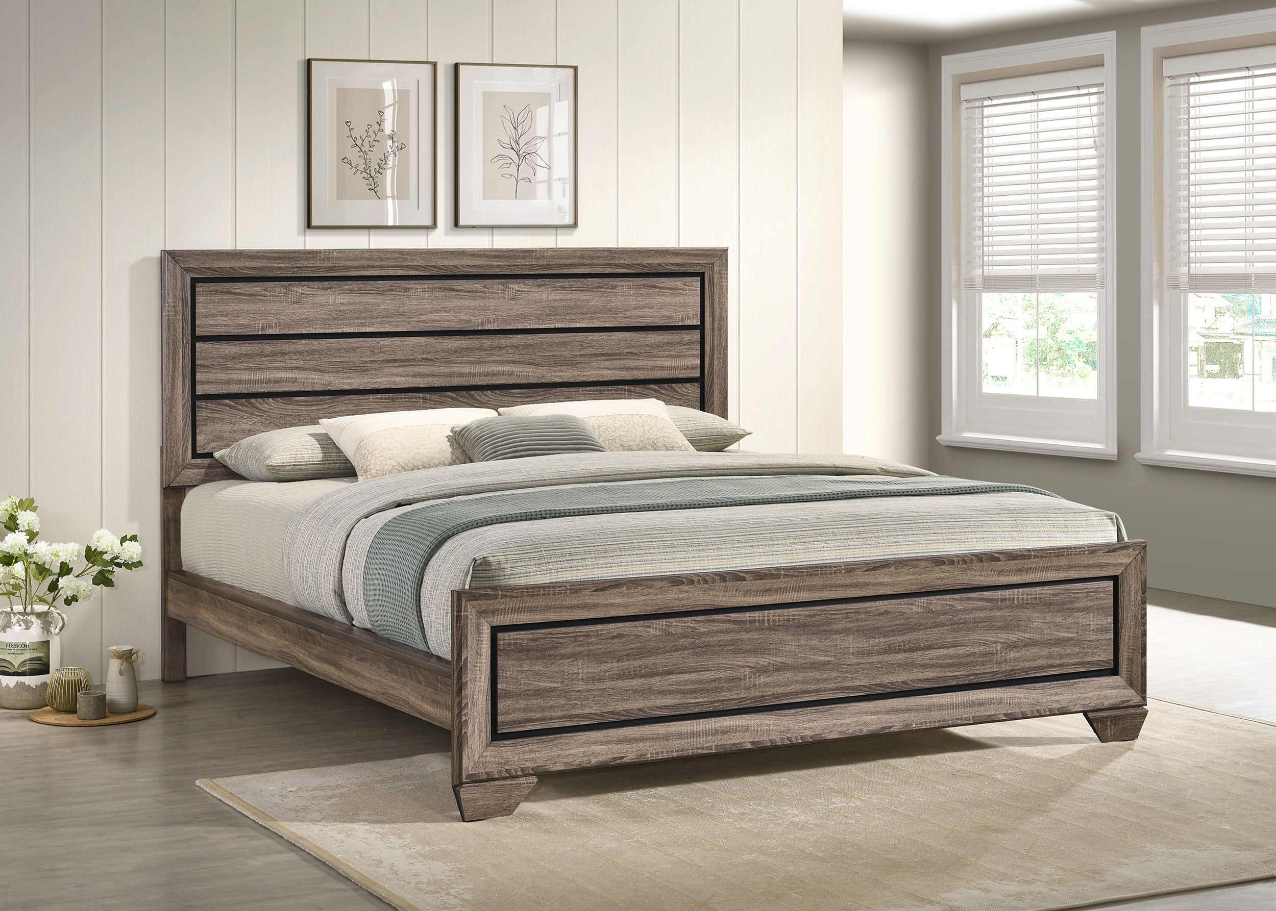 Kauffman Panel Bed - Luxury Home Furniture (MI)
